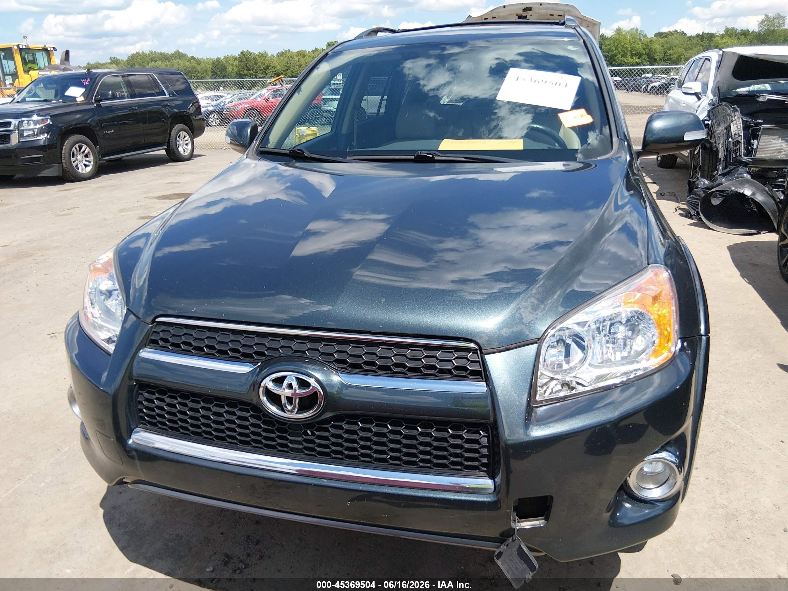 2009 Toyota Rav4 Limited Blue vin: 2T3BF31VX9W001314