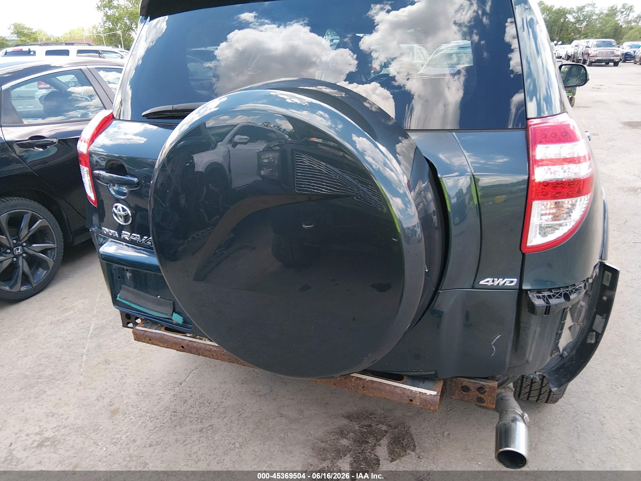 2009 Toyota Rav4 Limited Blue vin: 2T3BF31VX9W001314