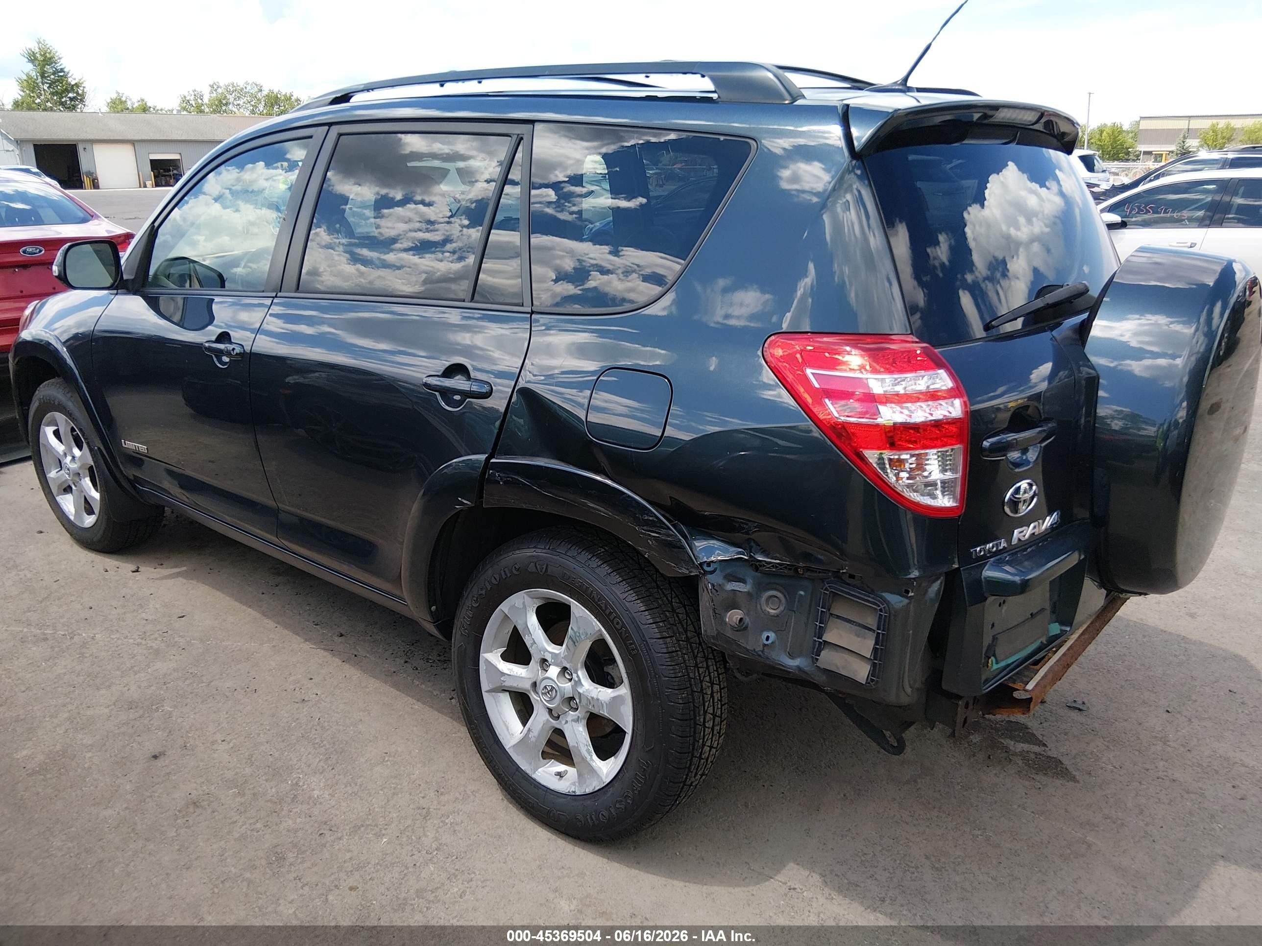 2009 Toyota Rav4 Limited Blue vin: 2T3BF31VX9W001314