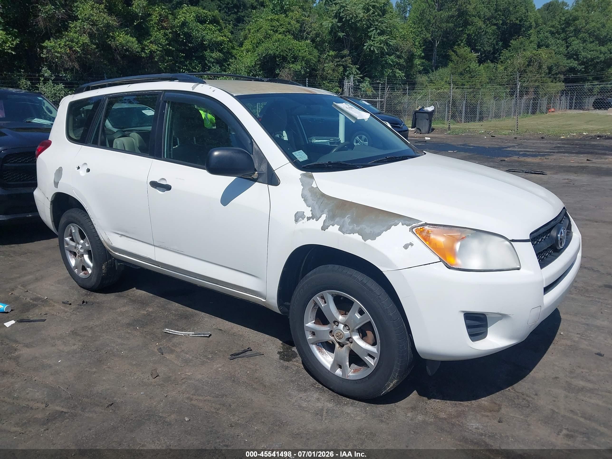 2009 Toyota Rav4   White vin: 2T3BF33V09W016188