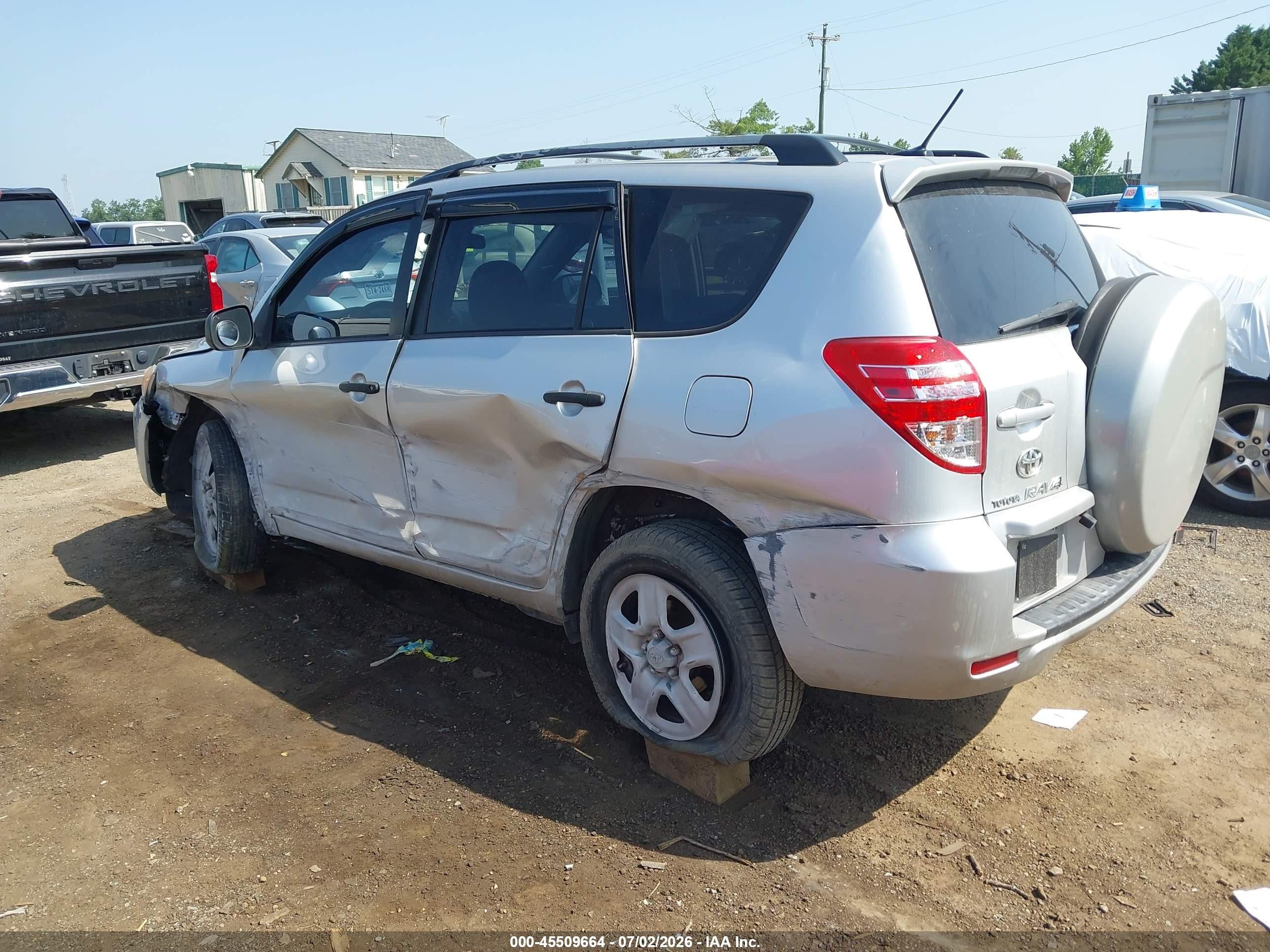 2009 Toyota Rav4 Серебряный vin: 2T3BF33V29W012191