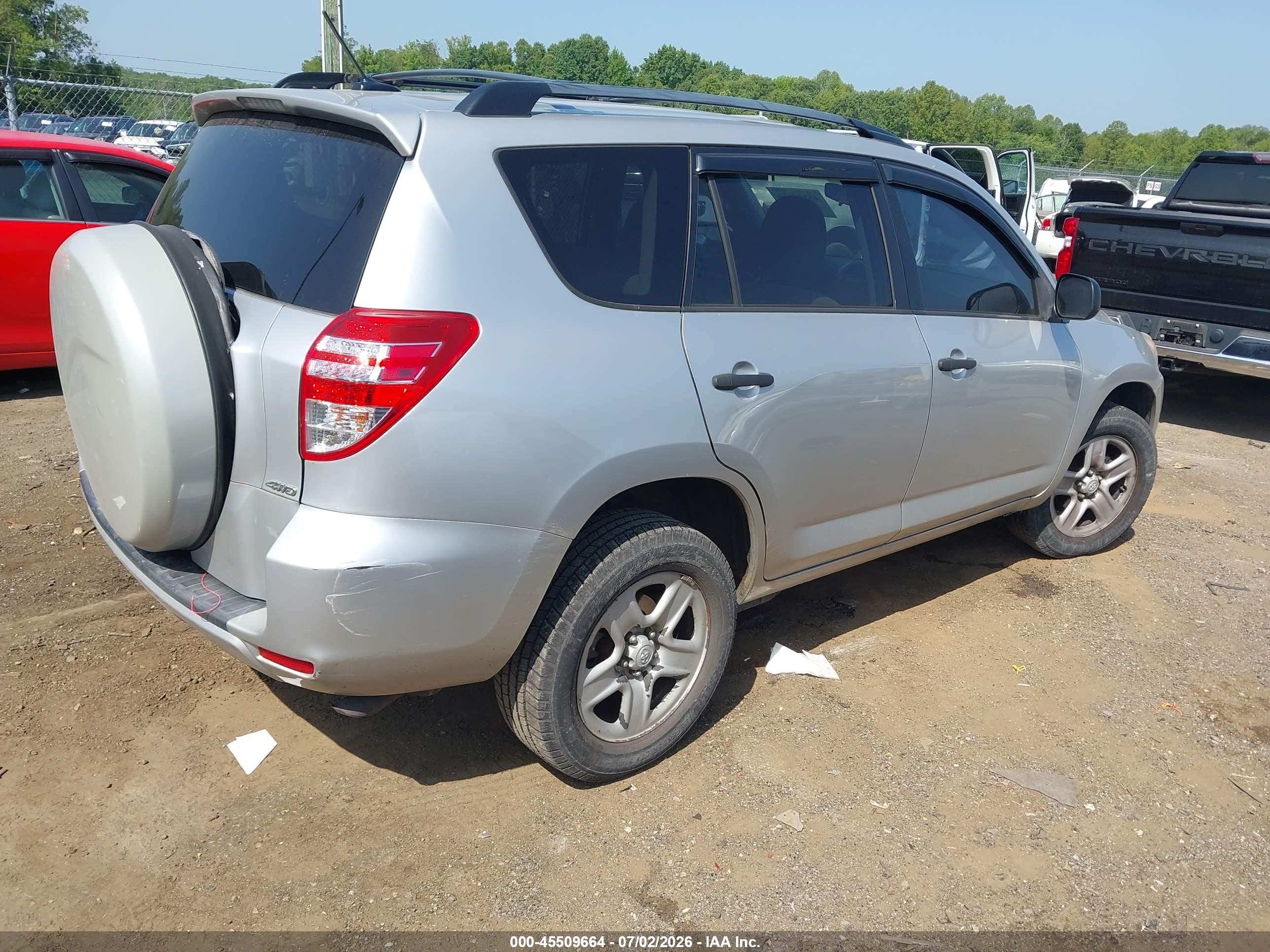2009 Toyota Rav4 Серебряный vin: 2T3BF33V29W012191