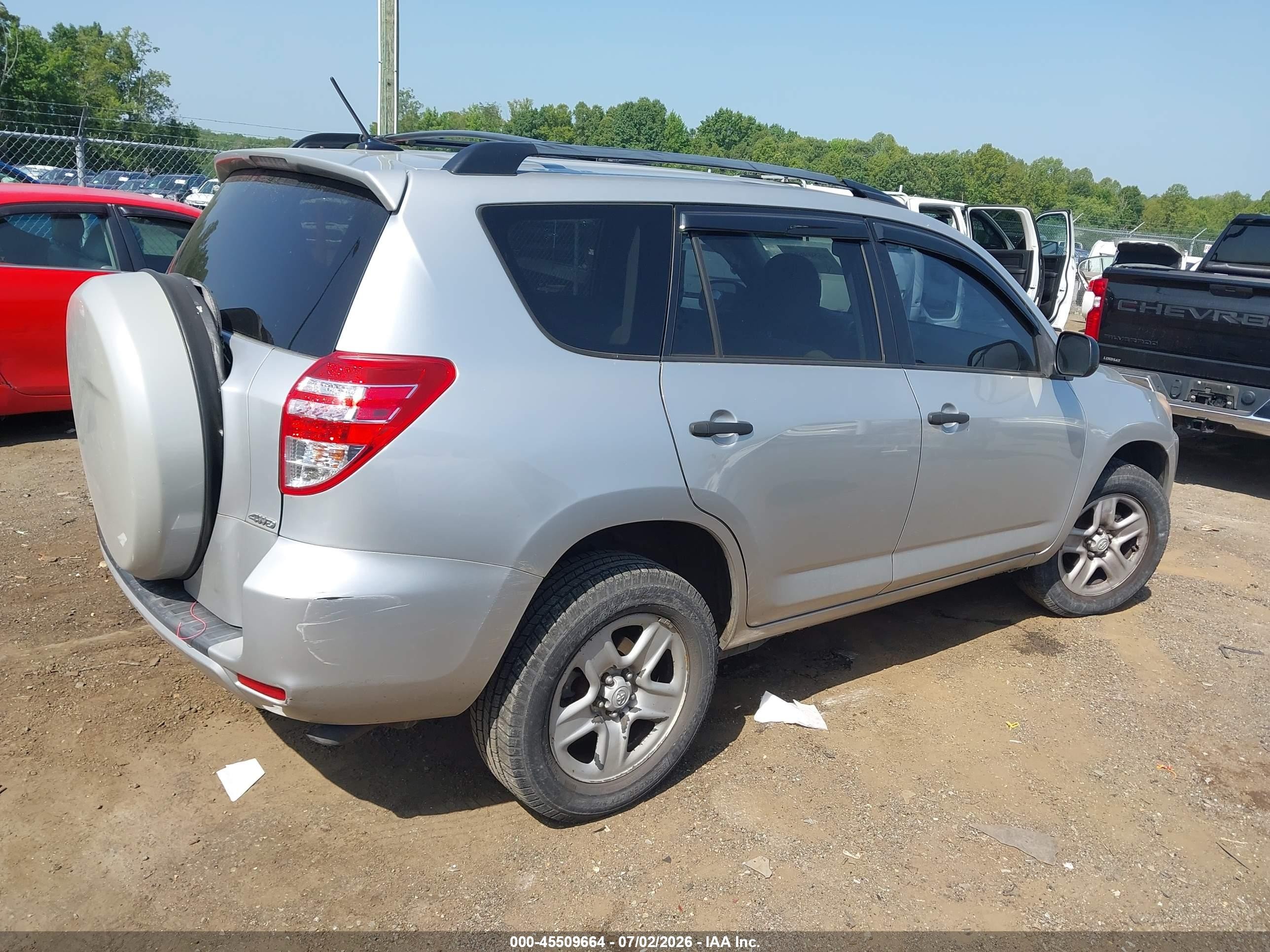 2009 Toyota Rav4 Серебряный vin: 2T3BF33V29W012191
