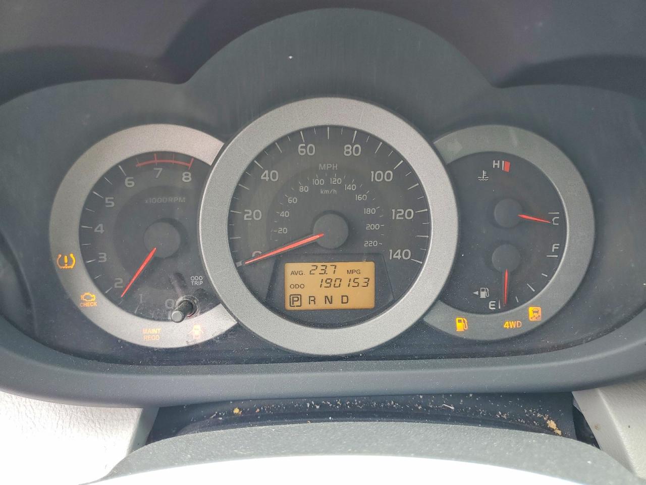 2009 Toyota Rav4 Base Red vin: 2T3BF33V49W013147