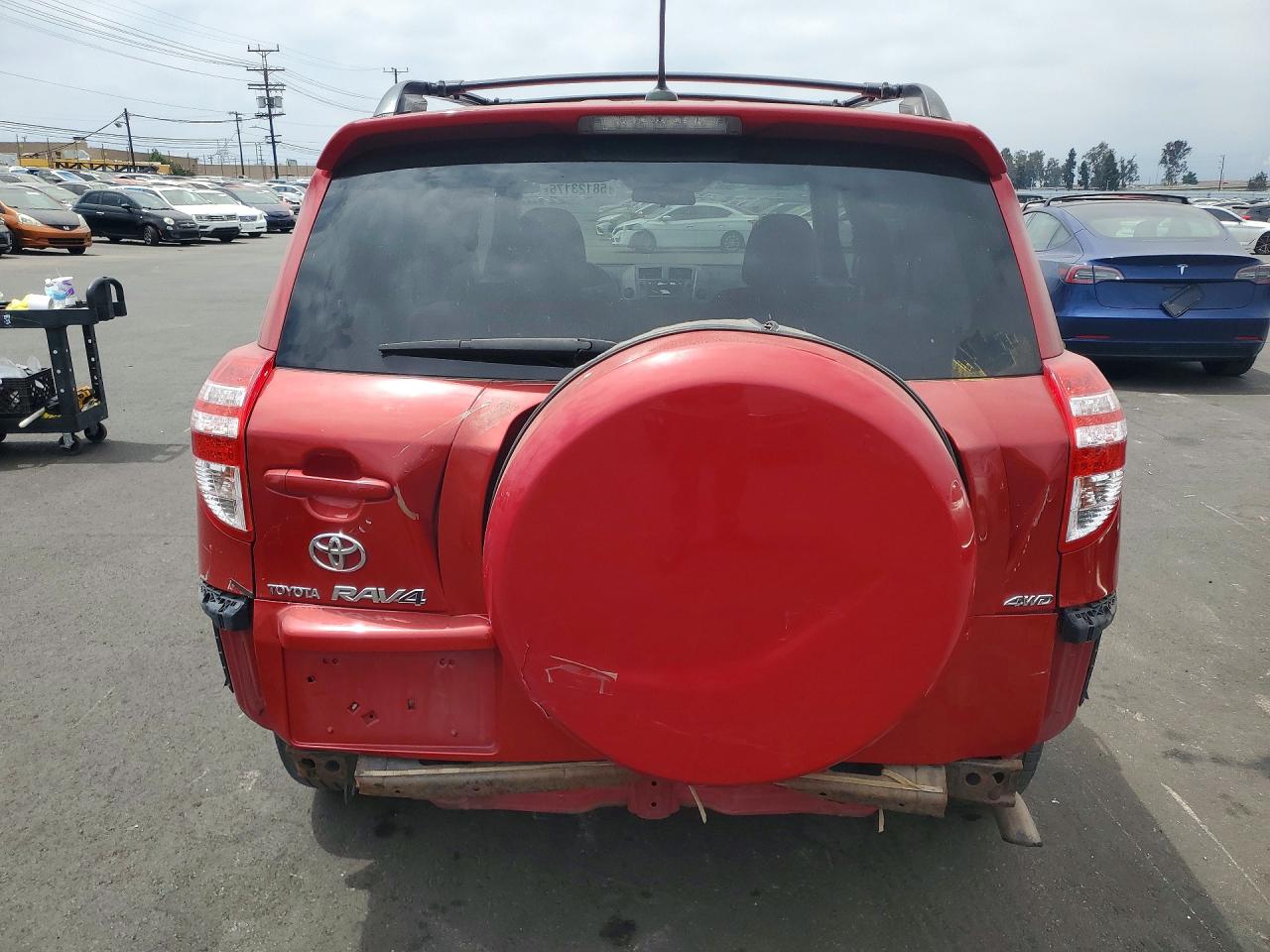 2009 Toyota Rav4 Base Red vin: 2T3BF33V49W013147