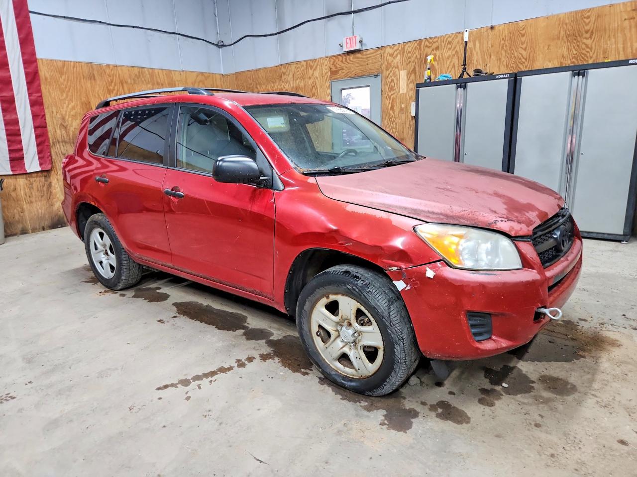 2009 Toyota Rav4 Base Red vin: 2T3BF33V59W008796