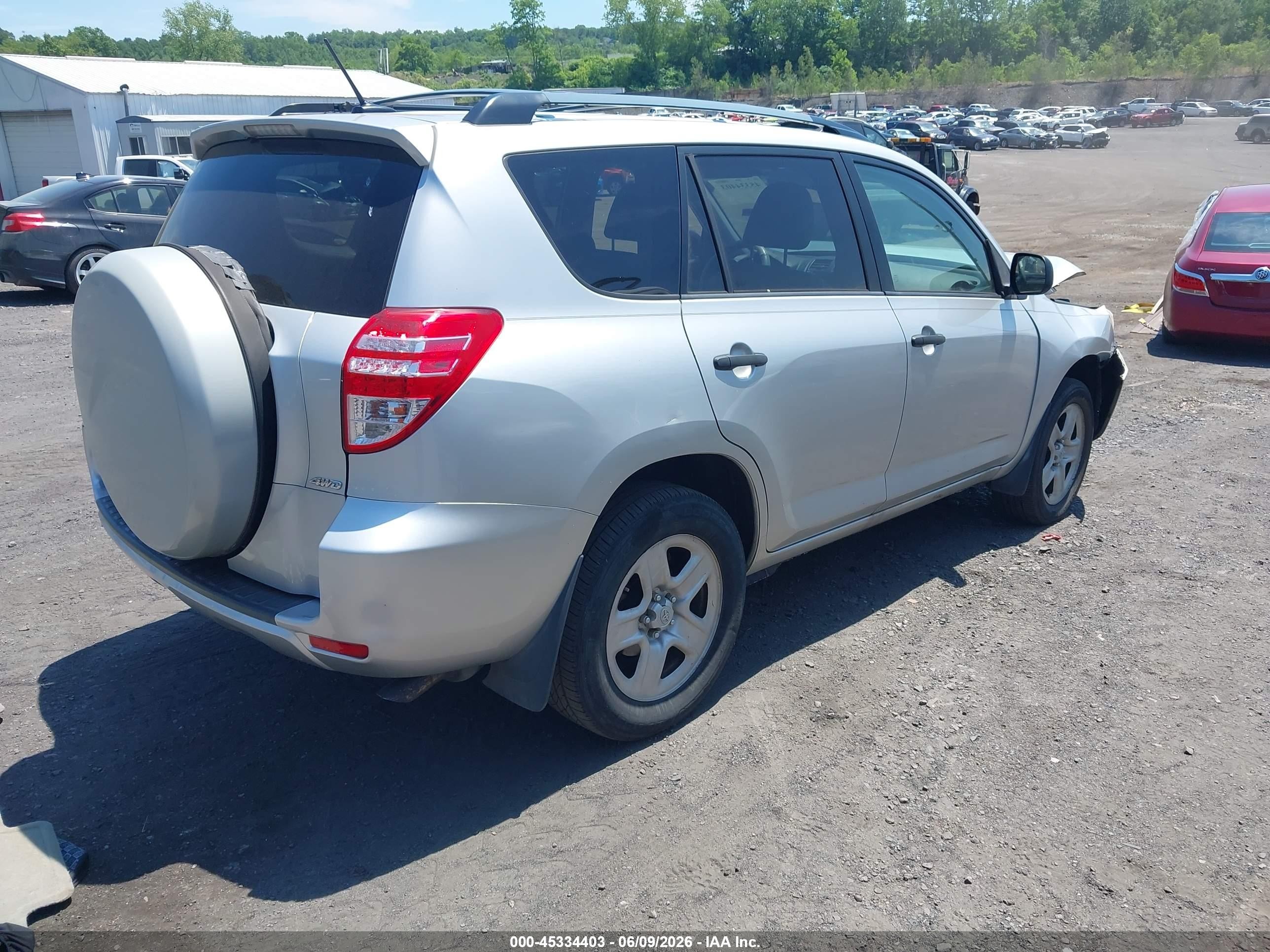 2009 Toyota Rav4   Silver vin: 2T3BF33V59W011441