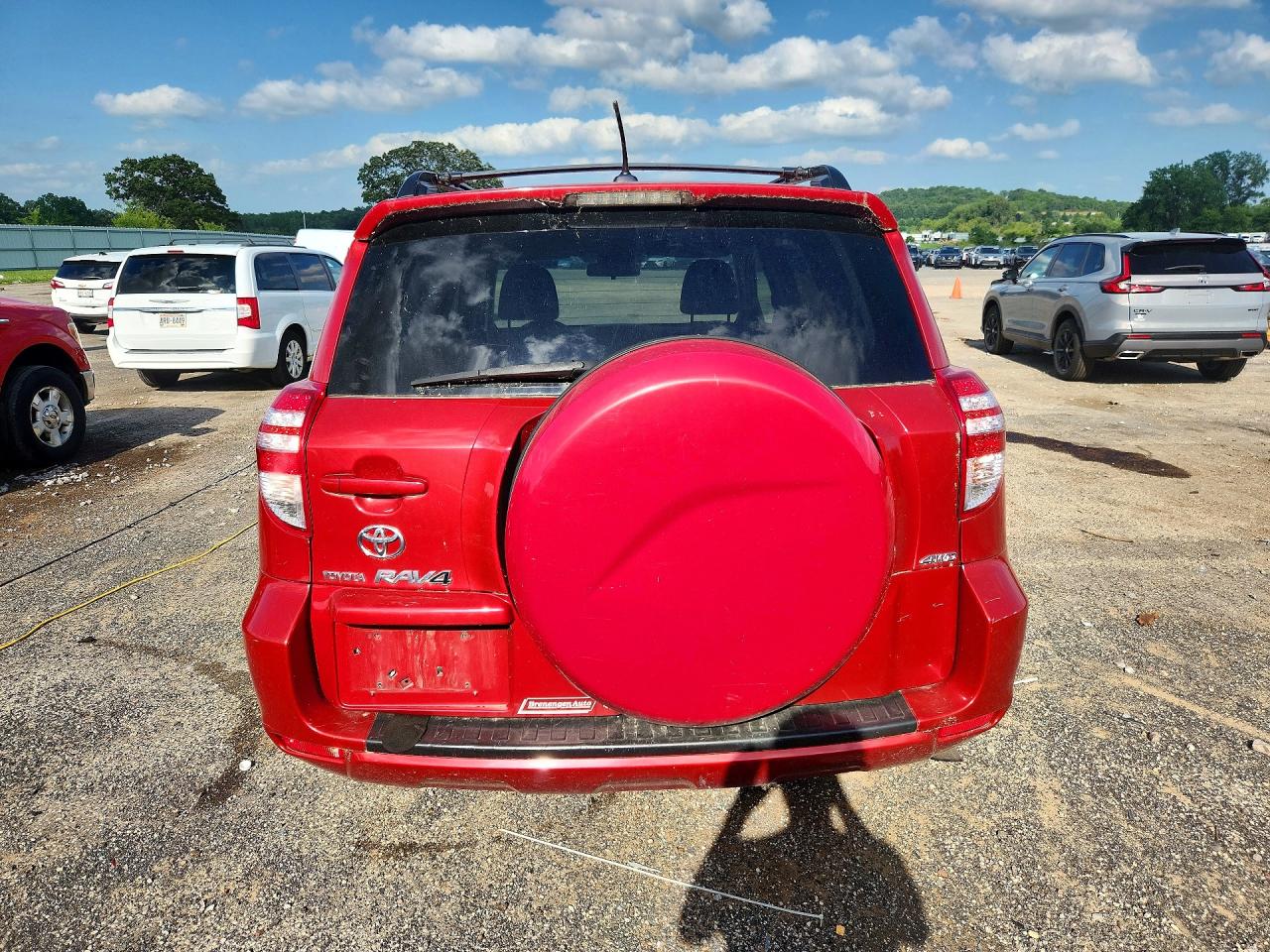 2009 Toyota Rav4 Base Red vin: 2T3BF33V59W011651