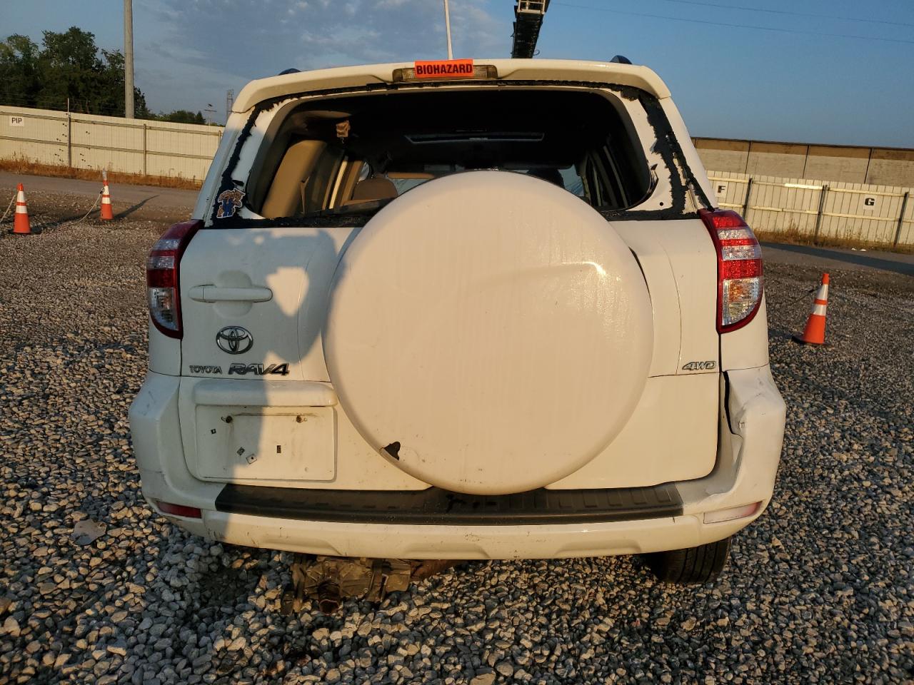 2009 Toyota Rav4    Белый vin: 2T3BF33V79W002837