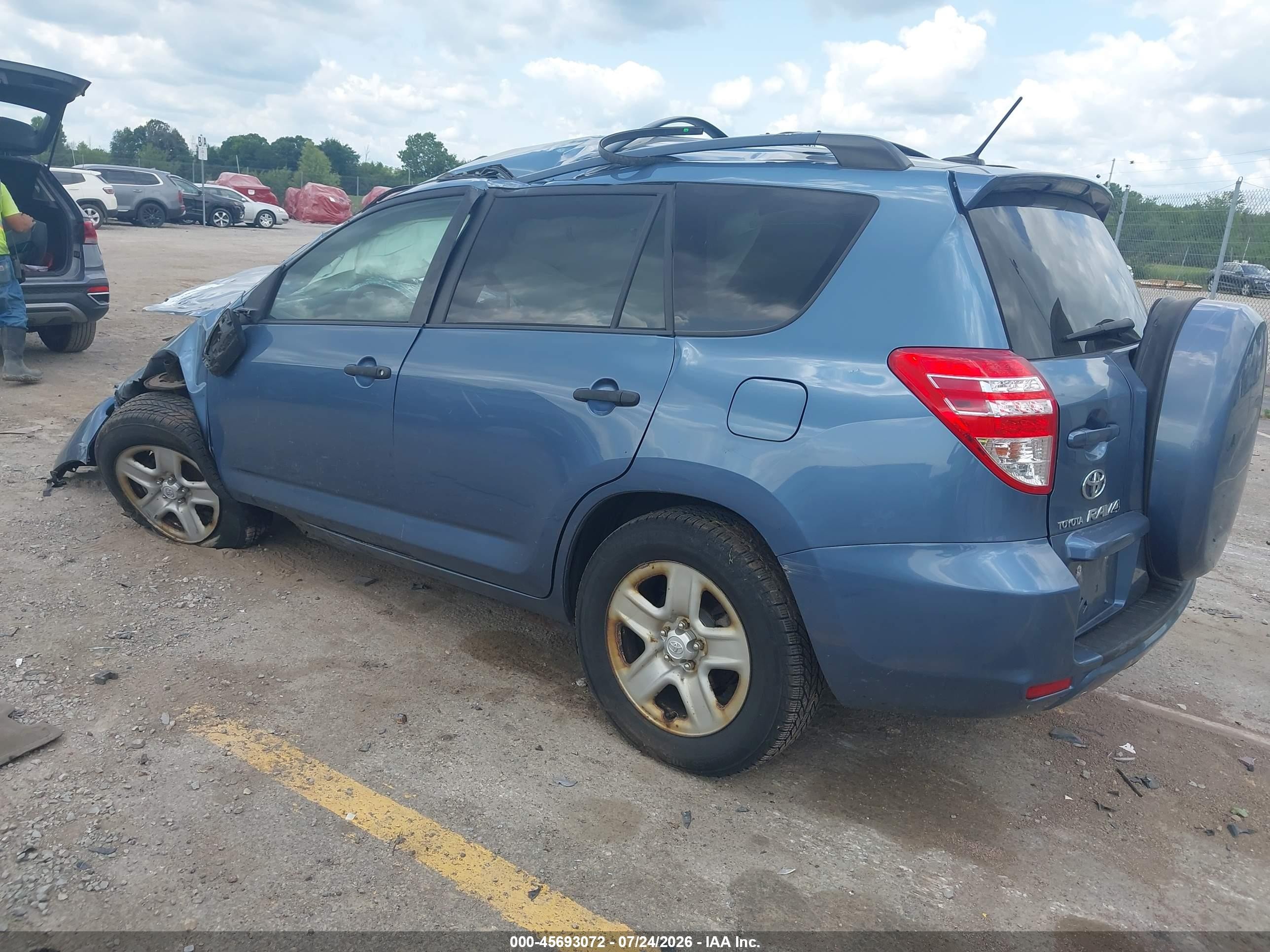 2009 Toyota Rav4 Light Blue vin: 2T3BF33V79W004961