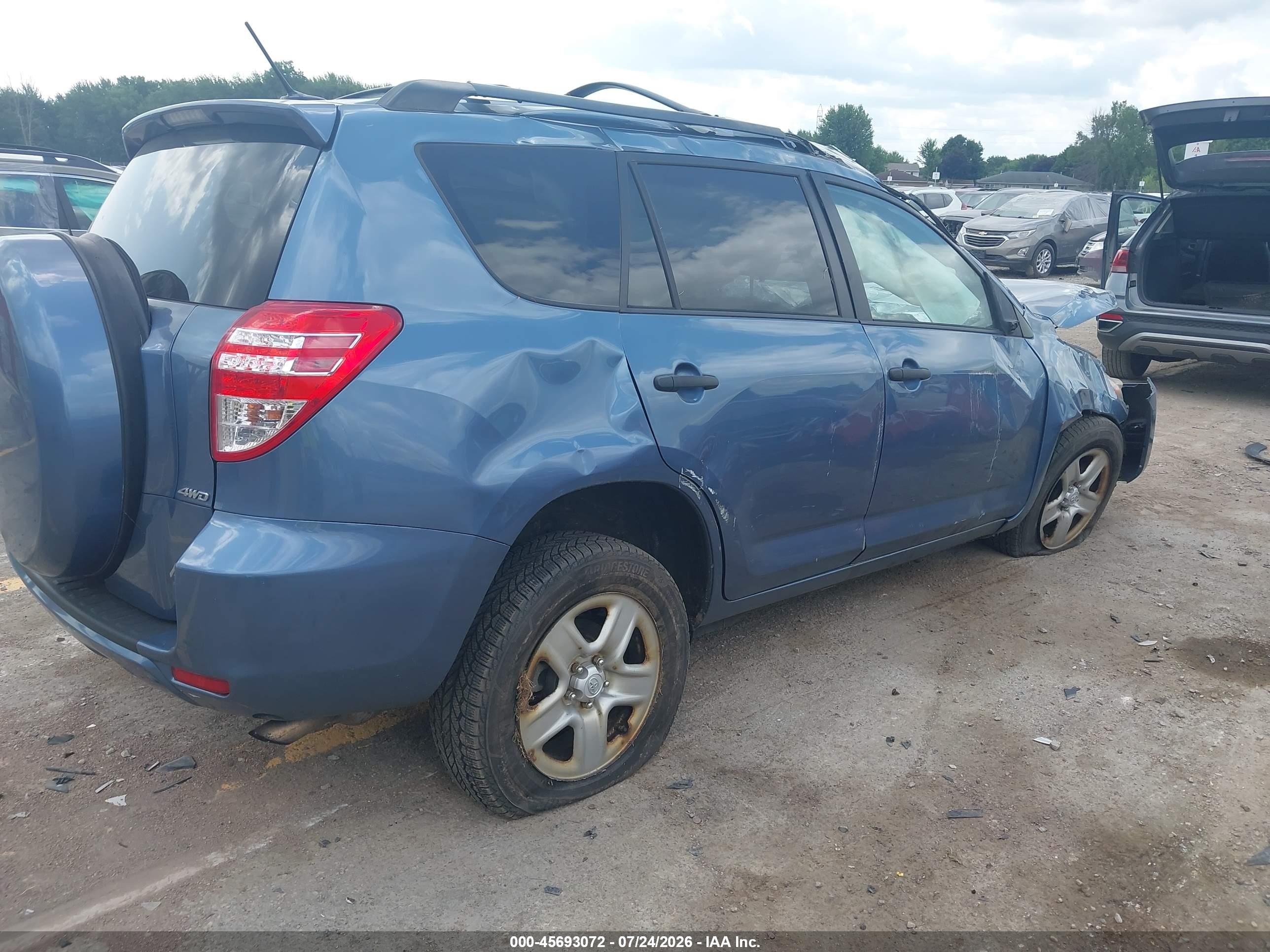 2009 Toyota Rav4 Light Blue vin: 2T3BF33V79W004961