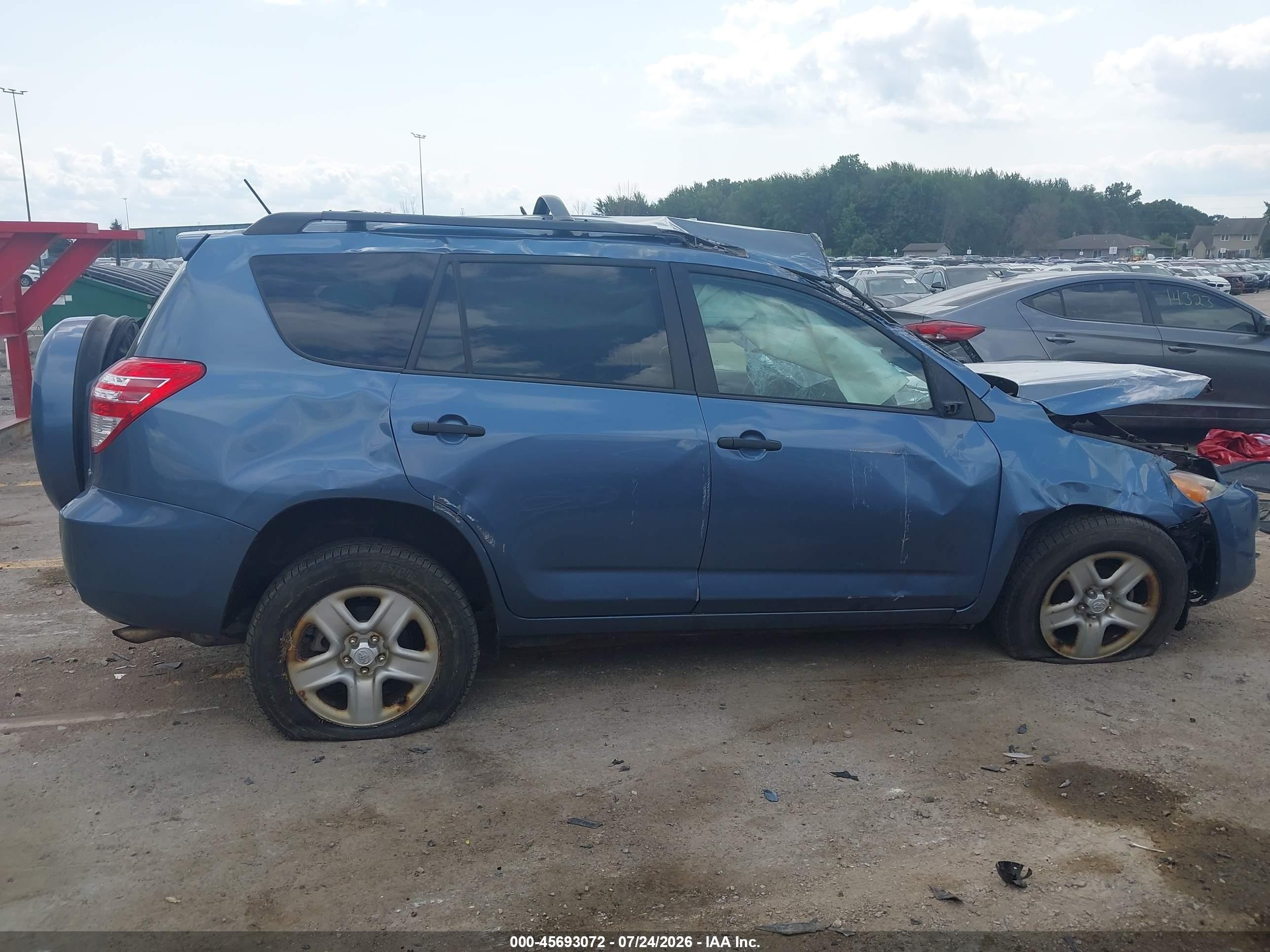 2009 Toyota Rav4 Light Blue vin: 2T3BF33V79W004961