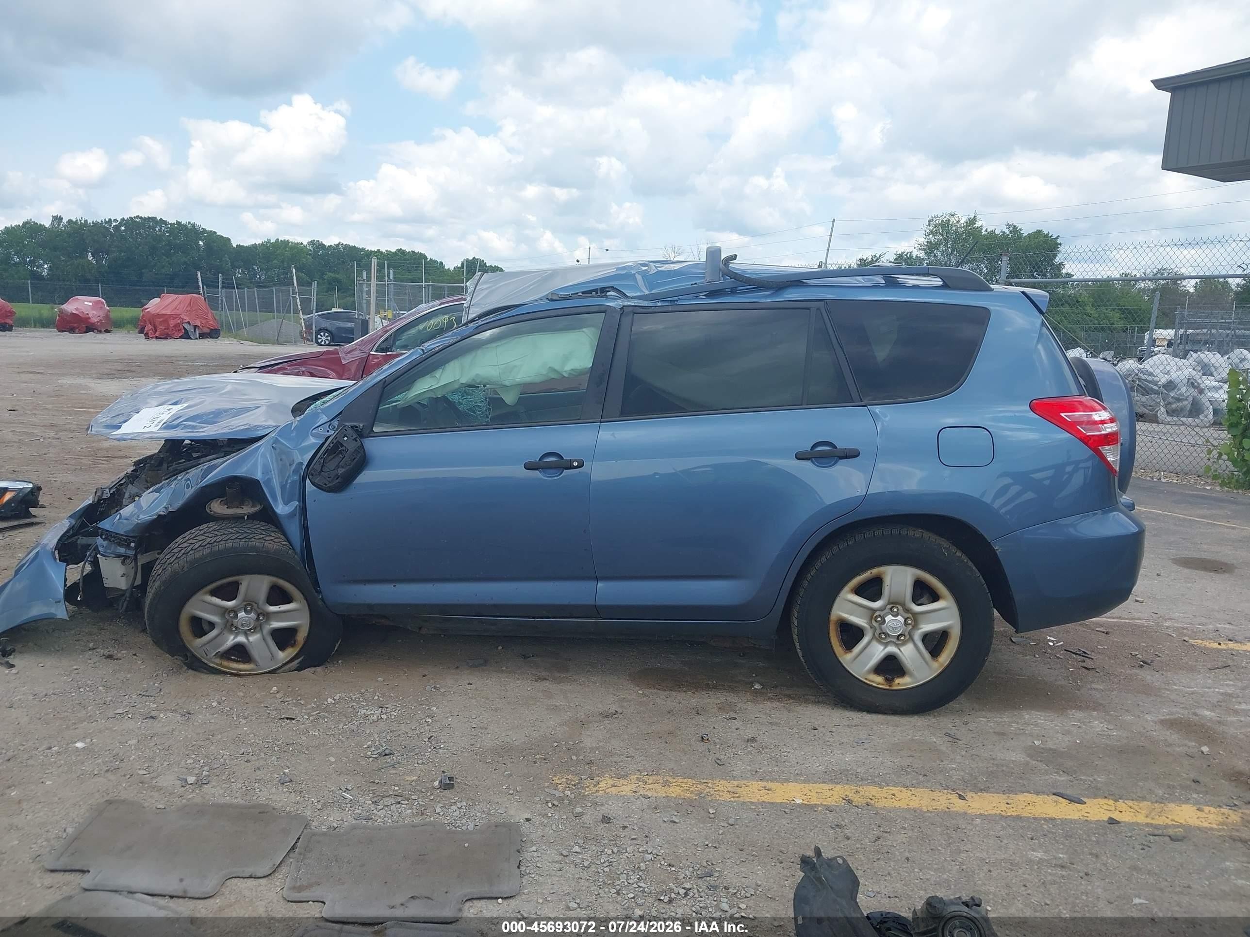 2009 Toyota Rav4 Light Blue vin: 2T3BF33V79W004961