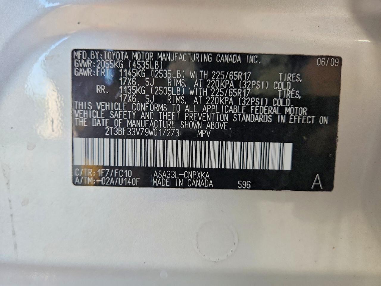 2009 Toyota Rav4 Silver vin: 2T3BF33V79W017273