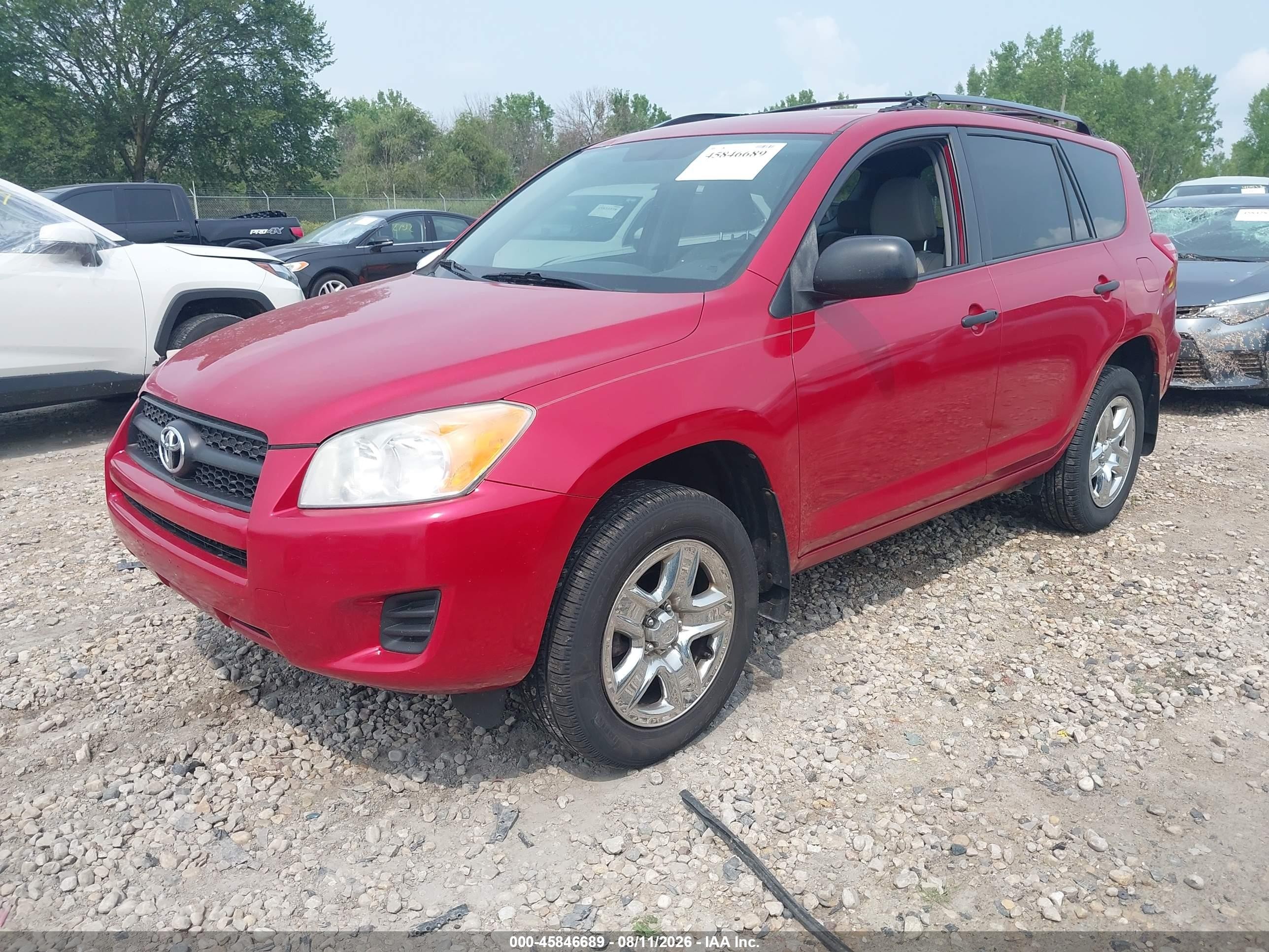 2010 Toyota Rav4   Red vin: 2T3BF4DV0AW027135