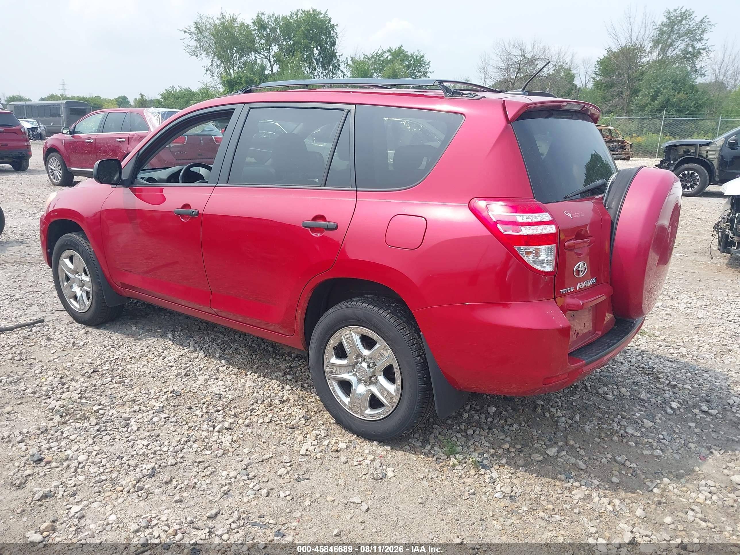 2010 Toyota Rav4   Red vin: 2T3BF4DV0AW027135
