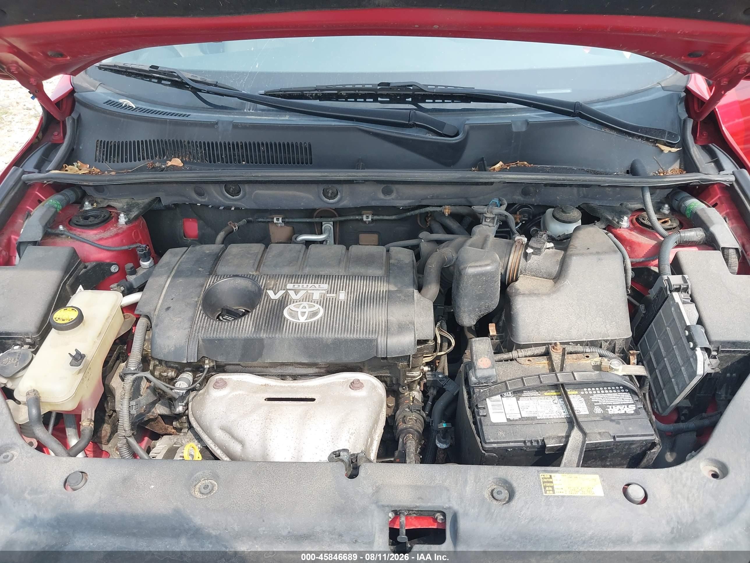 2010 Toyota Rav4   Red vin: 2T3BF4DV0AW027135