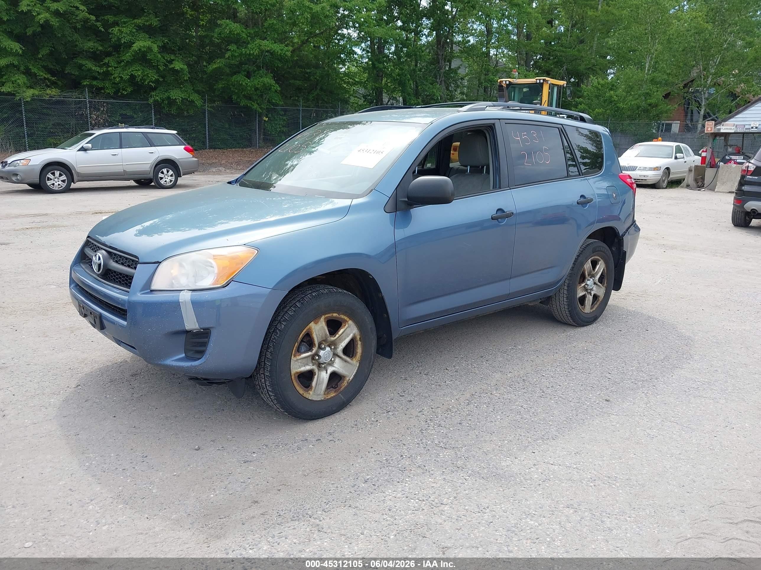 2010 Toyota Rav4   Blue vin: 2T3BF4DV0AW055906