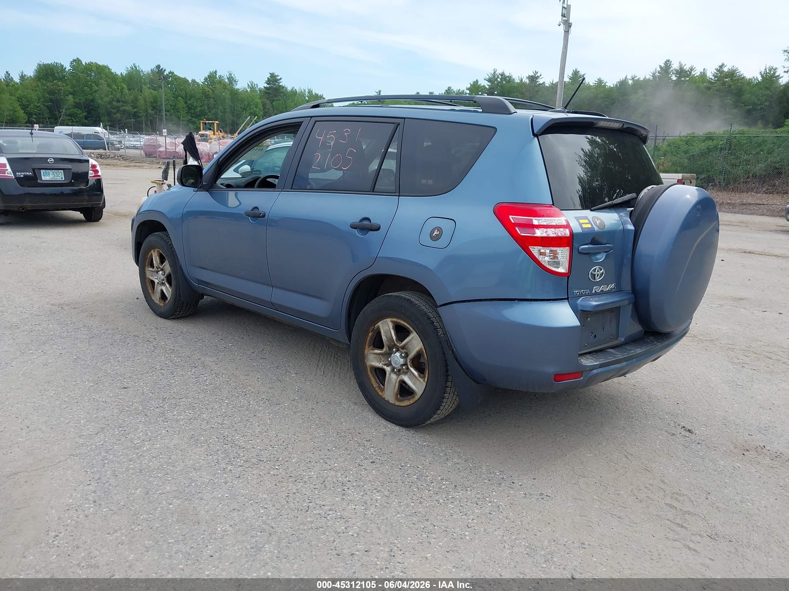 2010 Toyota Rav4   Blue vin: 2T3BF4DV0AW055906