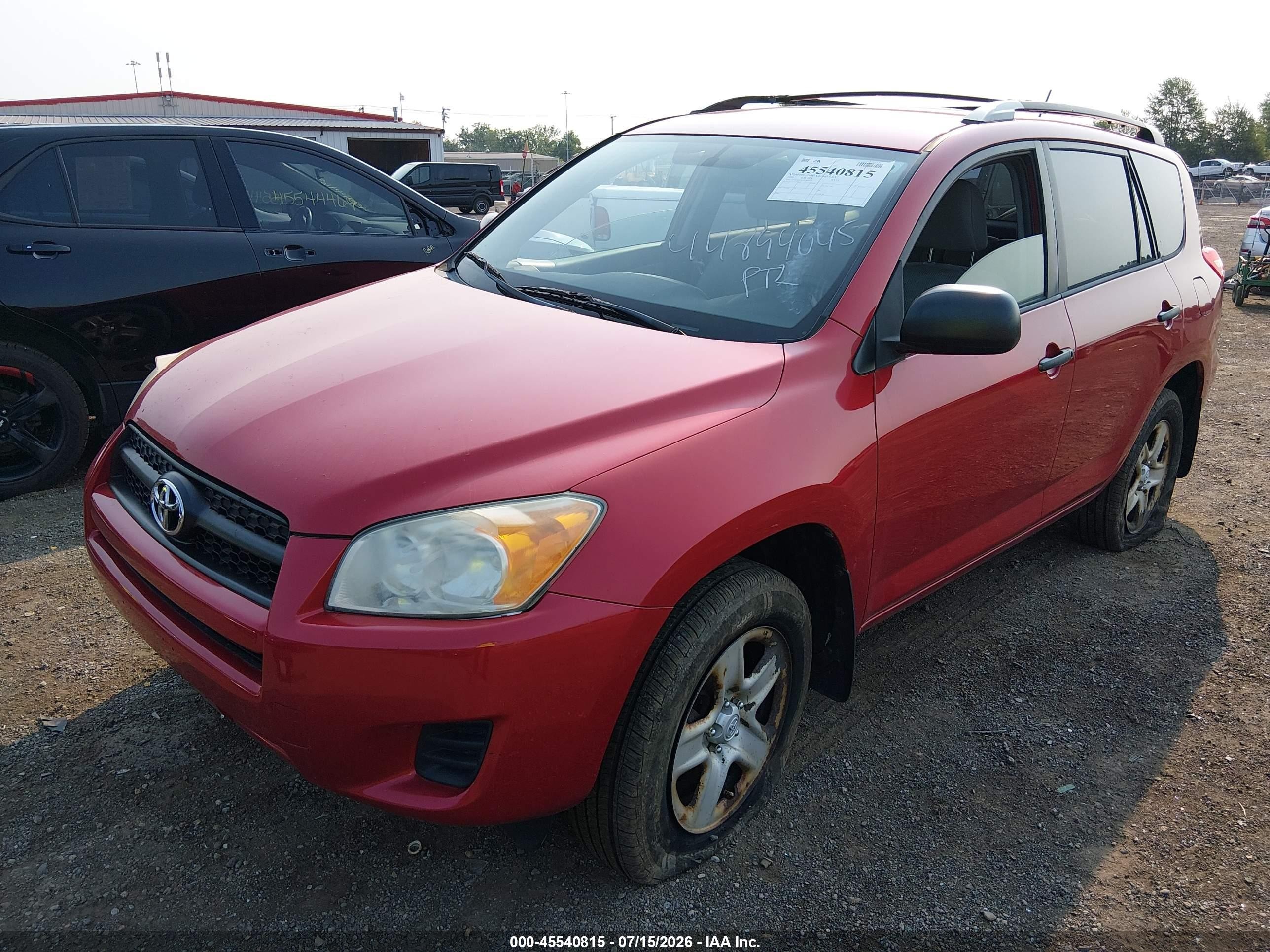 2010 Toyota Rav4   Red vin: 2T3BF4DV0AW061429