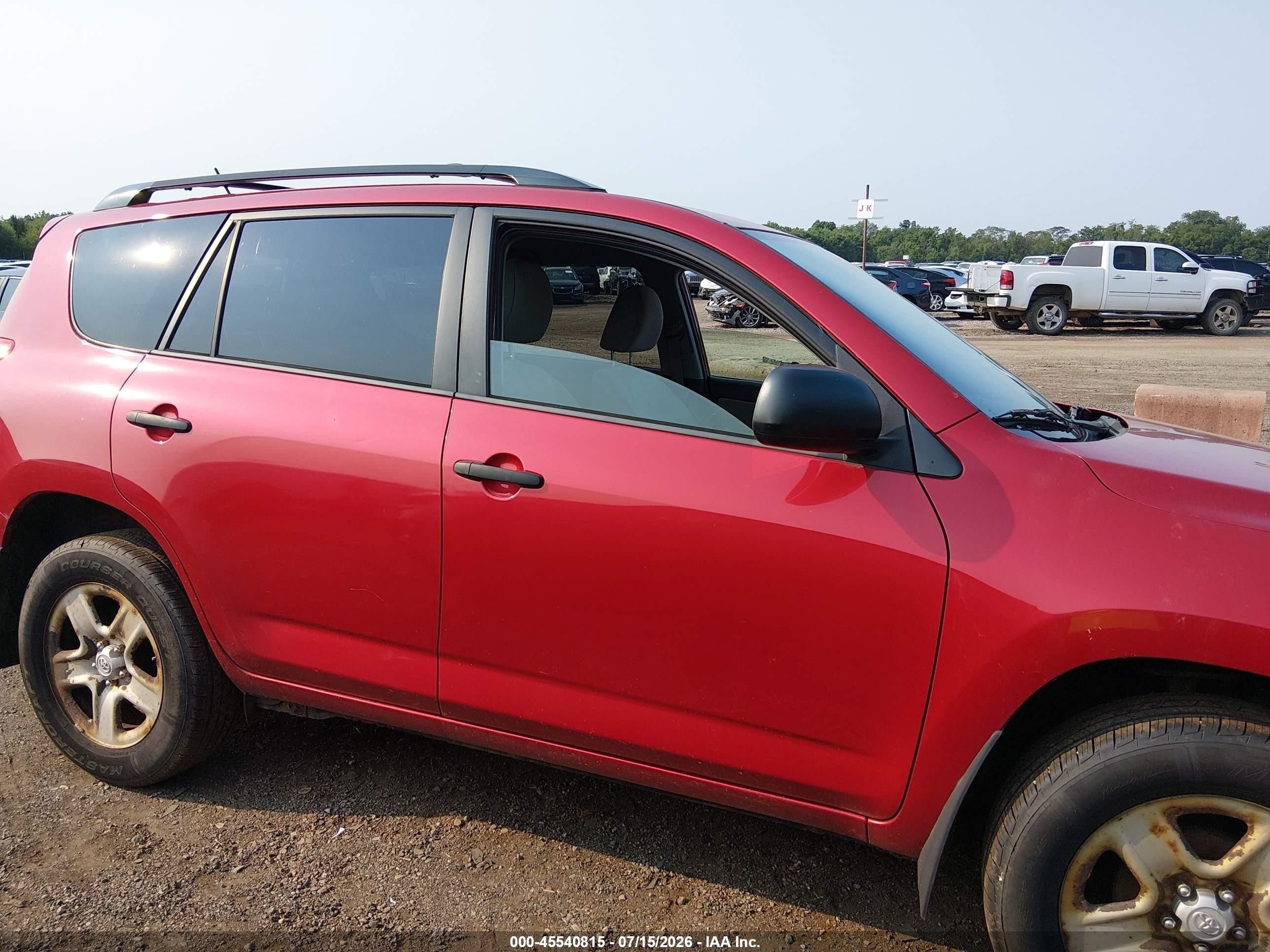 2010 Toyota Rav4   Red vin: 2T3BF4DV0AW061429