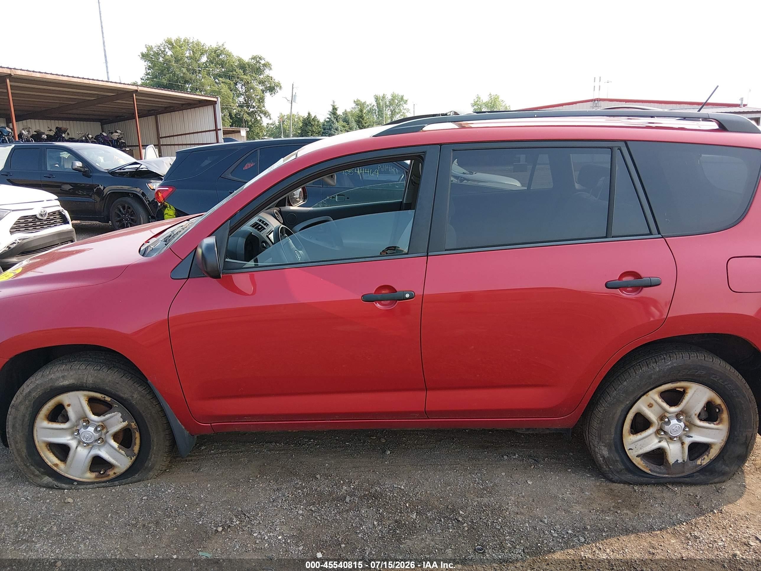 2010 Toyota Rav4   Red vin: 2T3BF4DV0AW061429