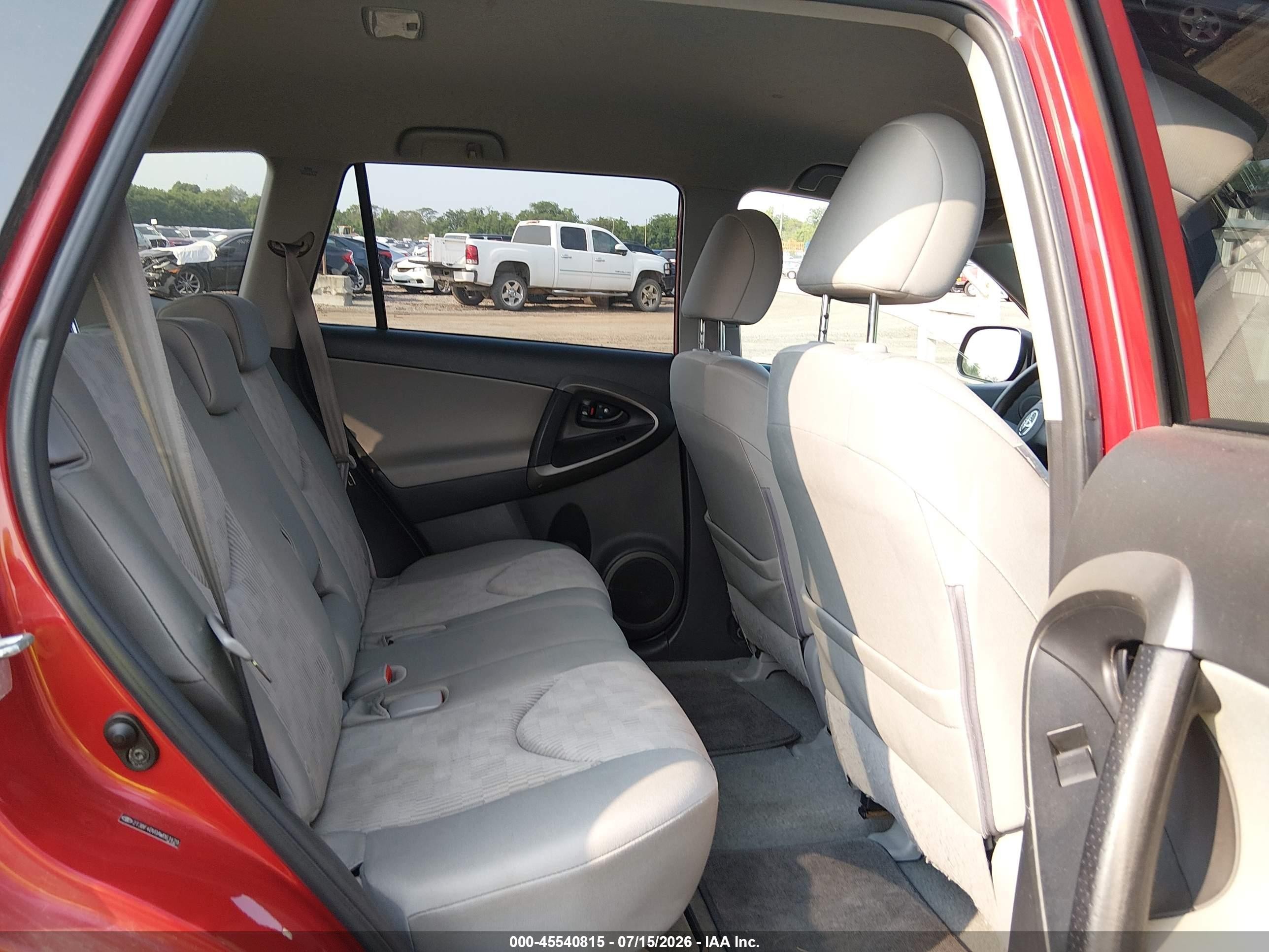 2010 Toyota Rav4   Red vin: 2T3BF4DV0AW061429