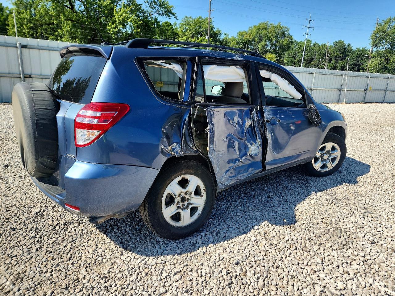 2010 Toyota Rav4 Base Blue vin: 2T3BF4DV0AW061981
