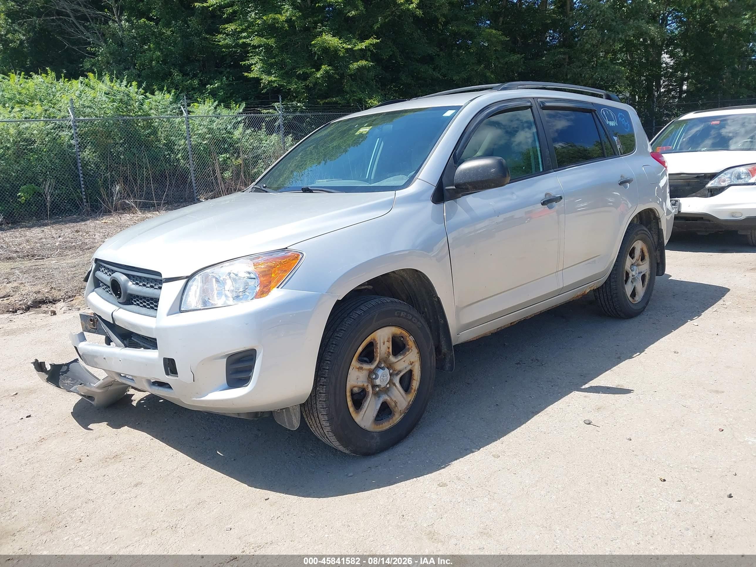 2010 Toyota Rav4   Silver vin: 2T3BF4DV0AW064816