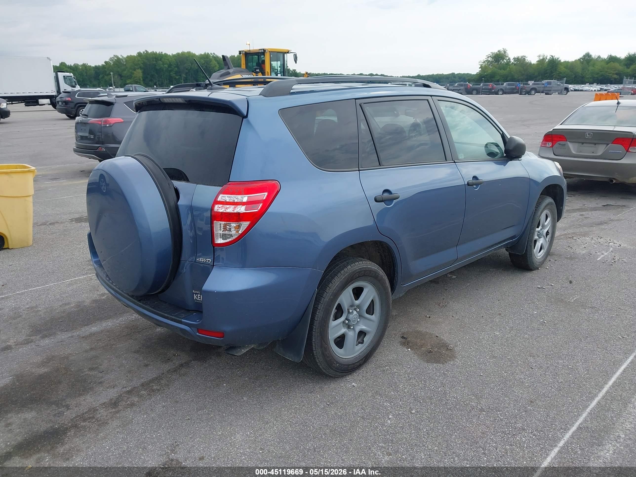 2010 Toyota Rav4   Blue vin: 2T3BF4DV0AW065934