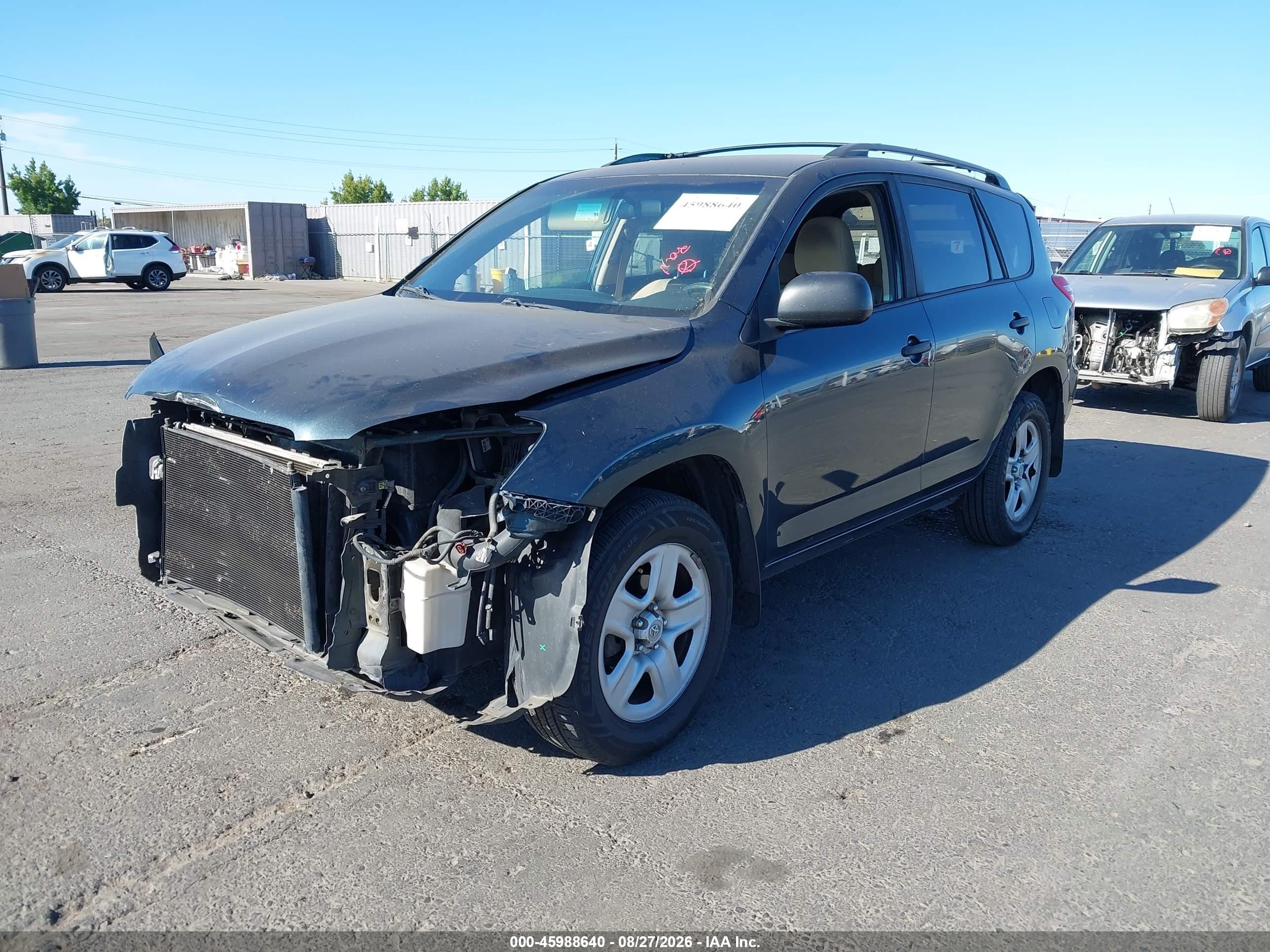 2010 Toyota Rav4   Blue vin: 2T3BF4DV0AW066372