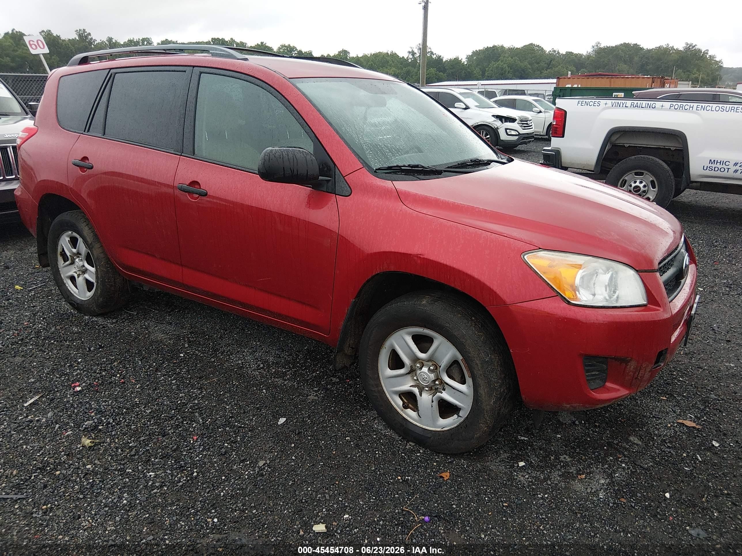 2010 Toyota Rav4   Красный vin: 2T3BF4DV0AW068459