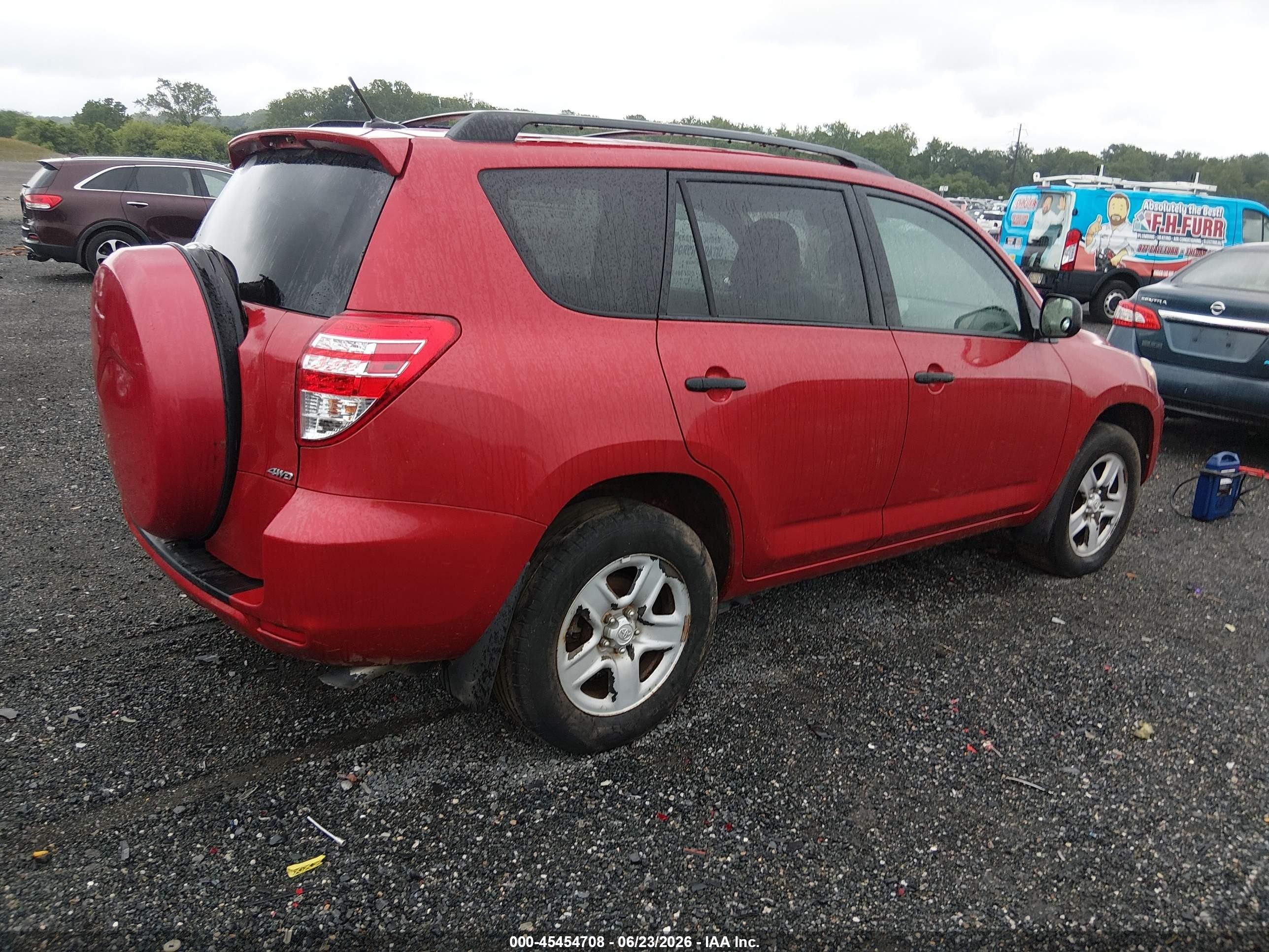2010 Toyota Rav4   Красный vin: 2T3BF4DV0AW068459