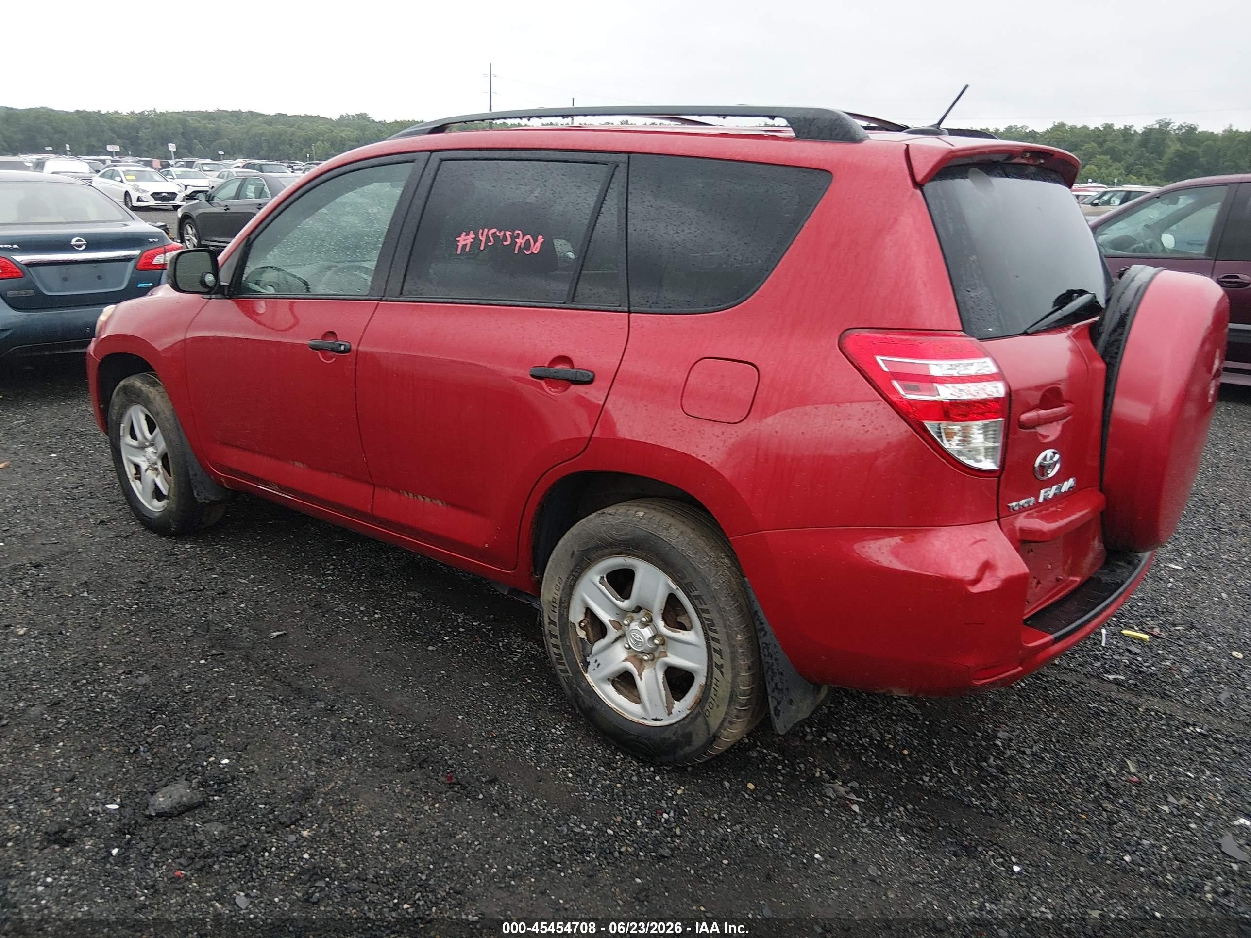 2010 Toyota Rav4   Красный vin: 2T3BF4DV0AW068459