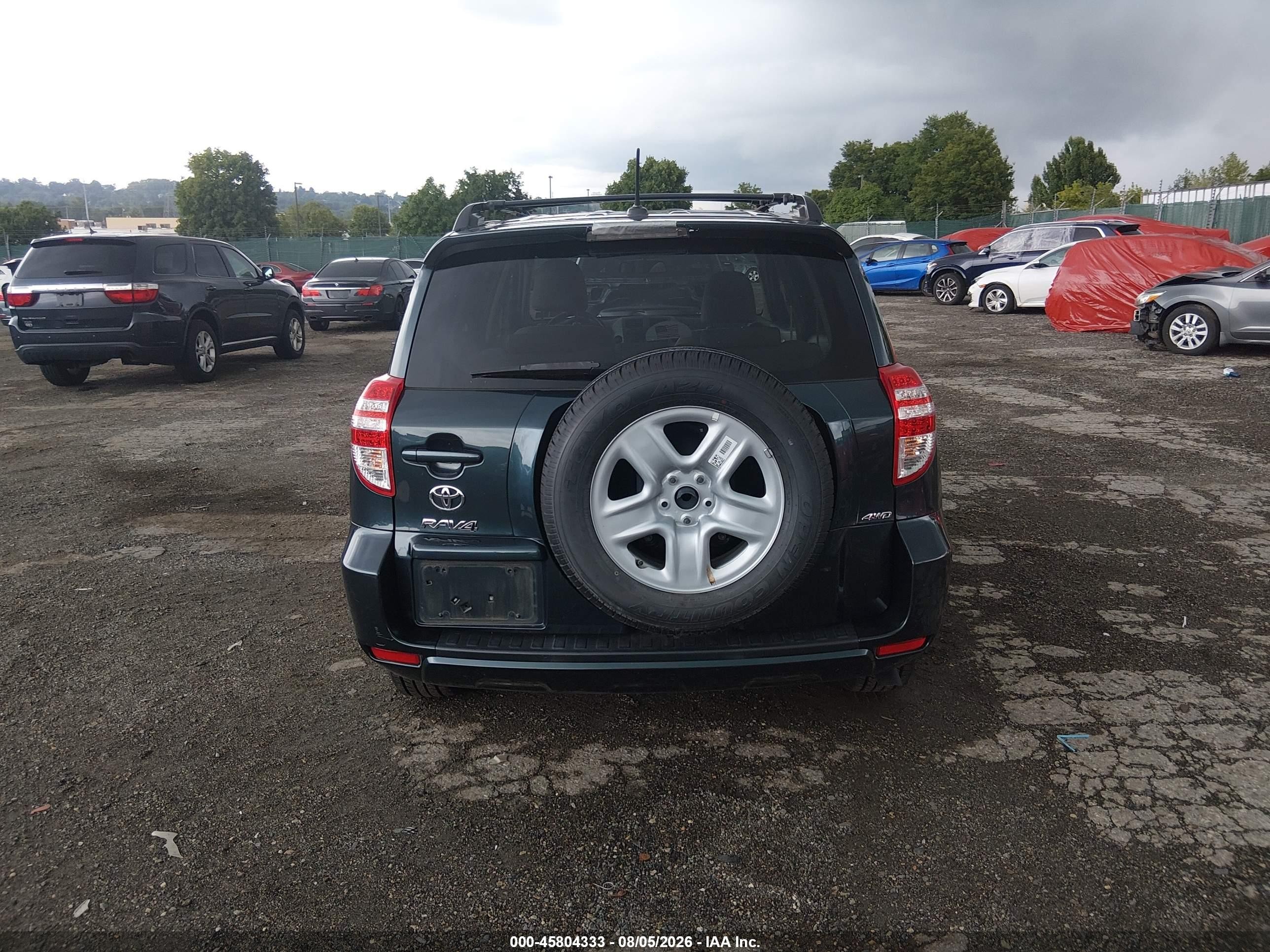 2011 Toyota Rav4   Green vin: 2T3BF4DV0BW117371