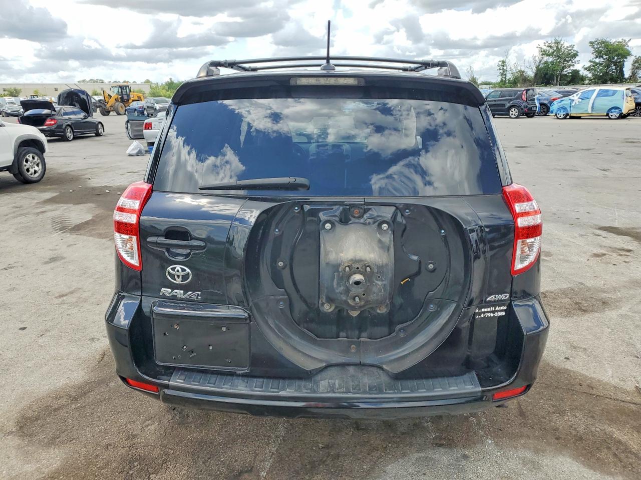 2011 Toyota Rav4 Base Black vin: 2T3BF4DV0BW124059