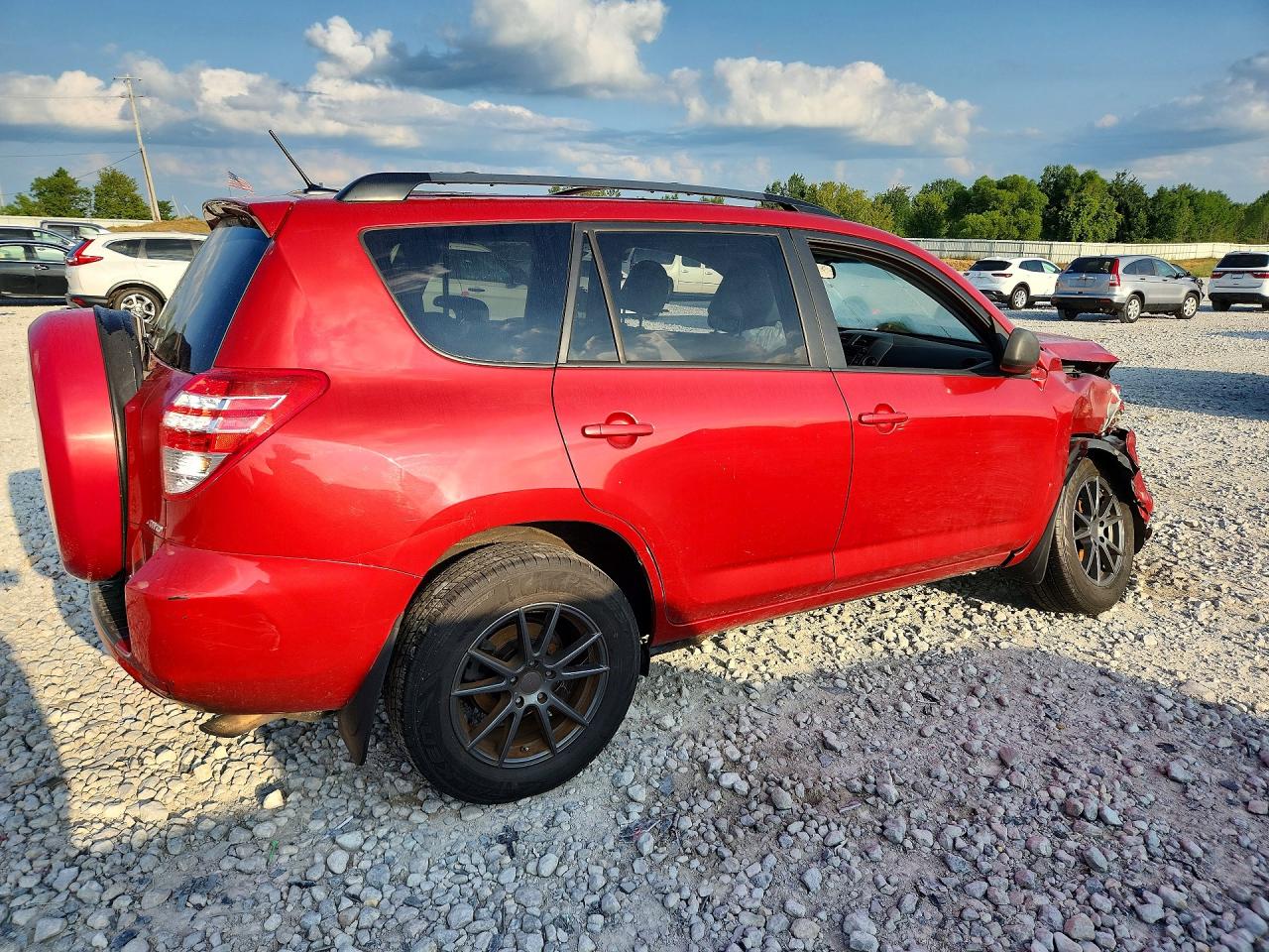 2011 Toyota Rav4 Base Red vin: 2T3BF4DV0BW125275