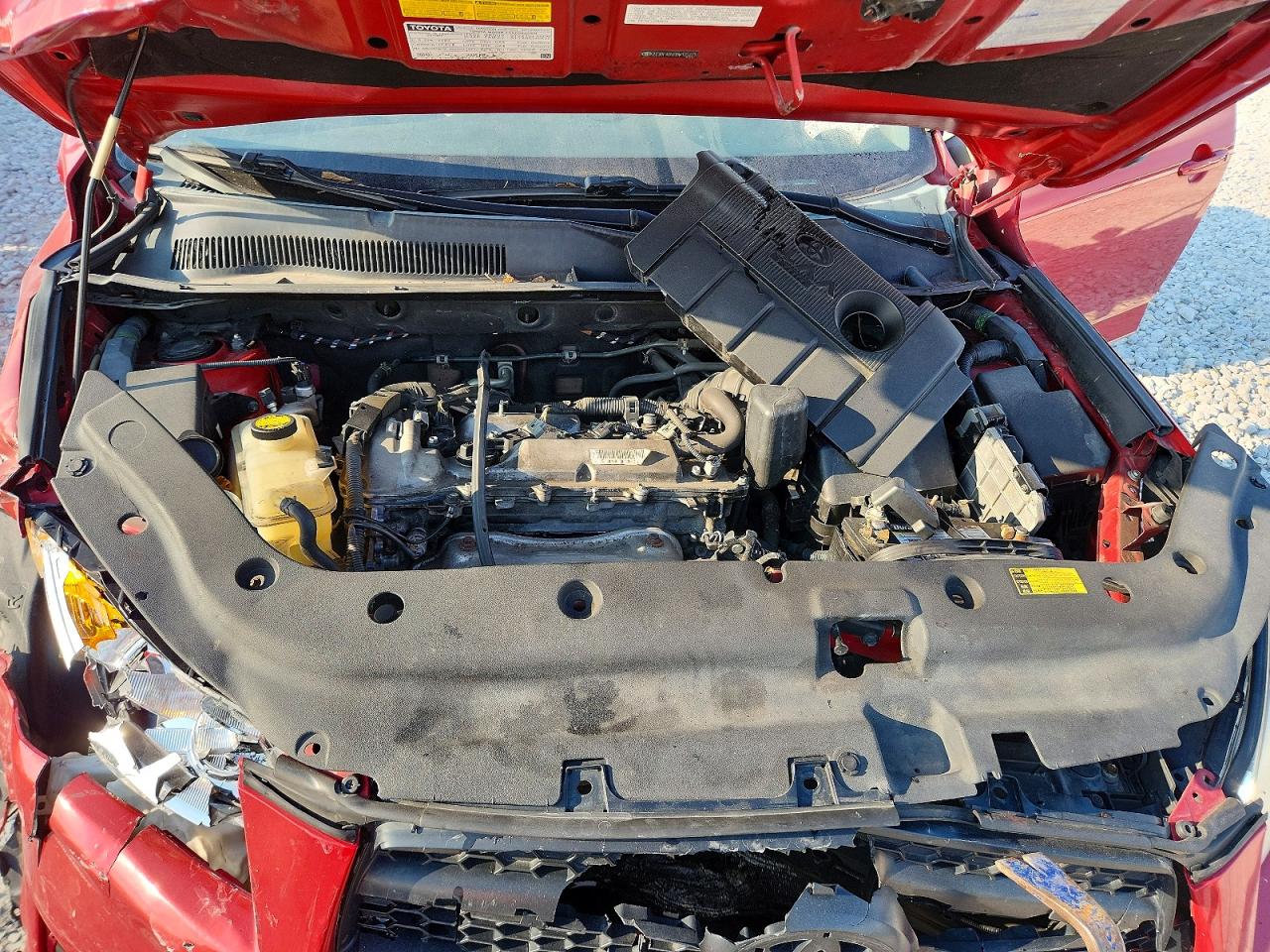 2011 Toyota Rav4 Base Red vin: 2T3BF4DV0BW125275