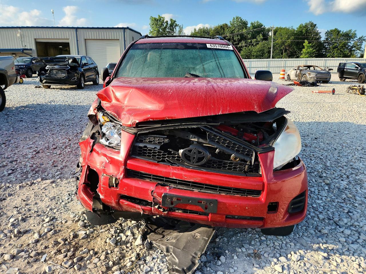 2011 Toyota Rav4 Base Red vin: 2T3BF4DV0BW125275