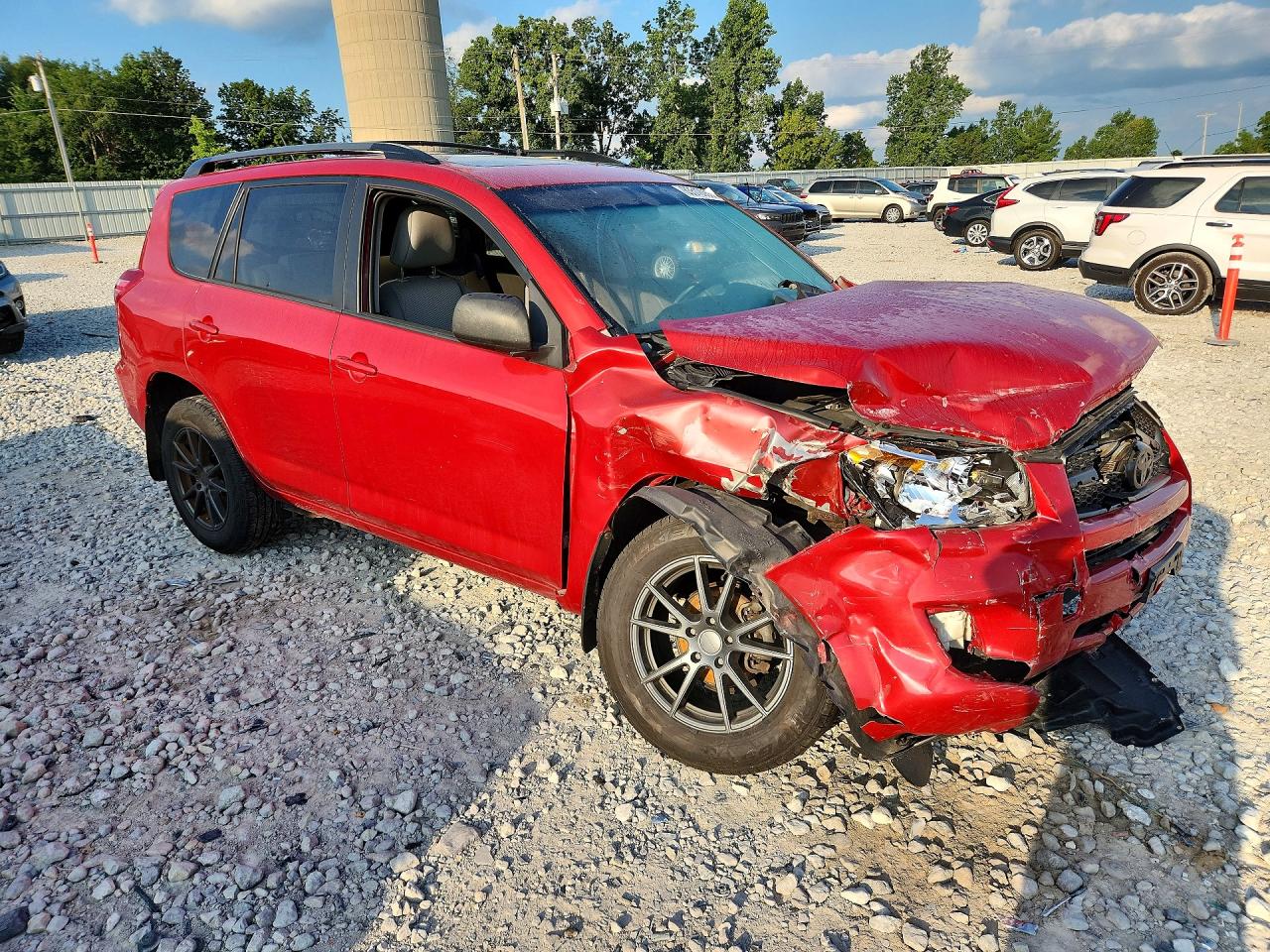 2011 Toyota Rav4 Base Red vin: 2T3BF4DV0BW125275