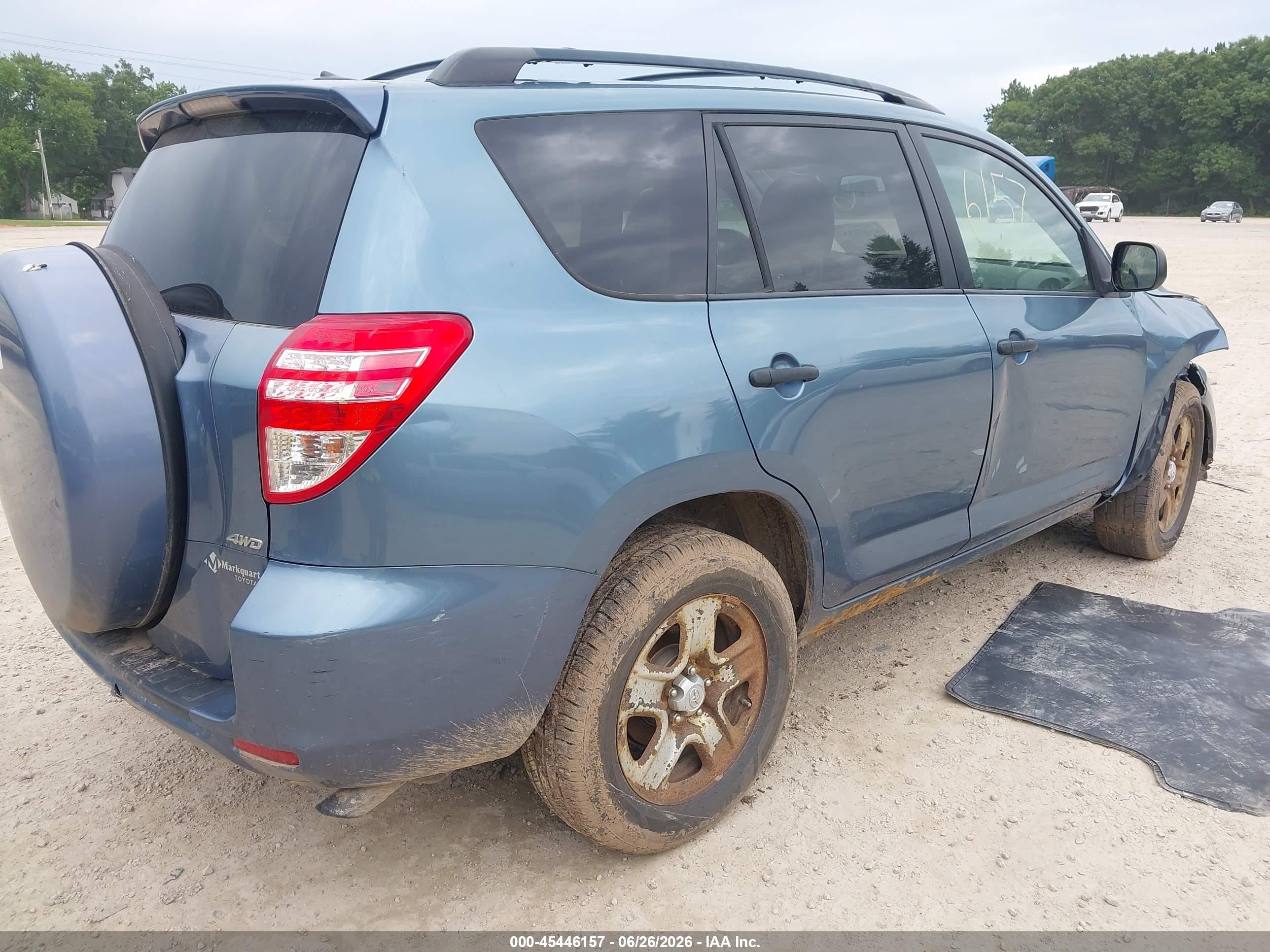 2011 Toyota Rav4   Blue vin: 2T3BF4DV0BW142447