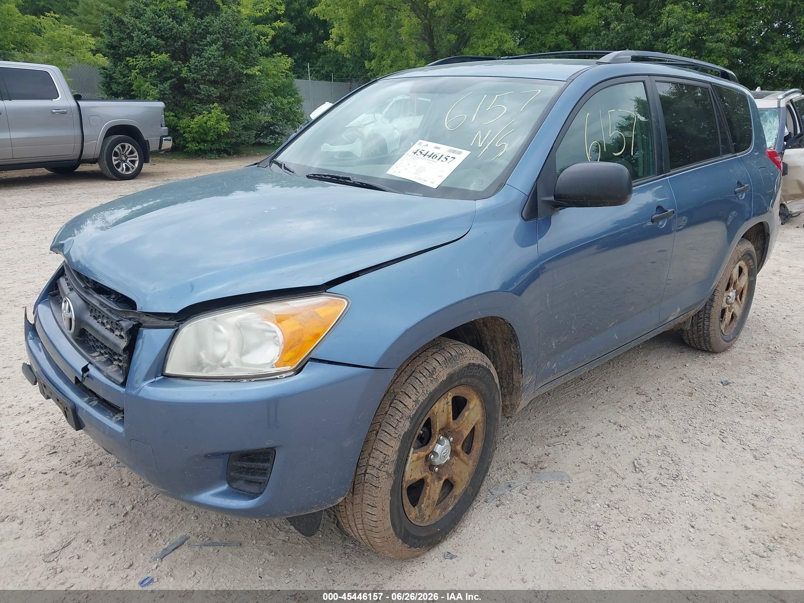 2011 Toyota Rav4   Blue vin: 2T3BF4DV0BW142447
