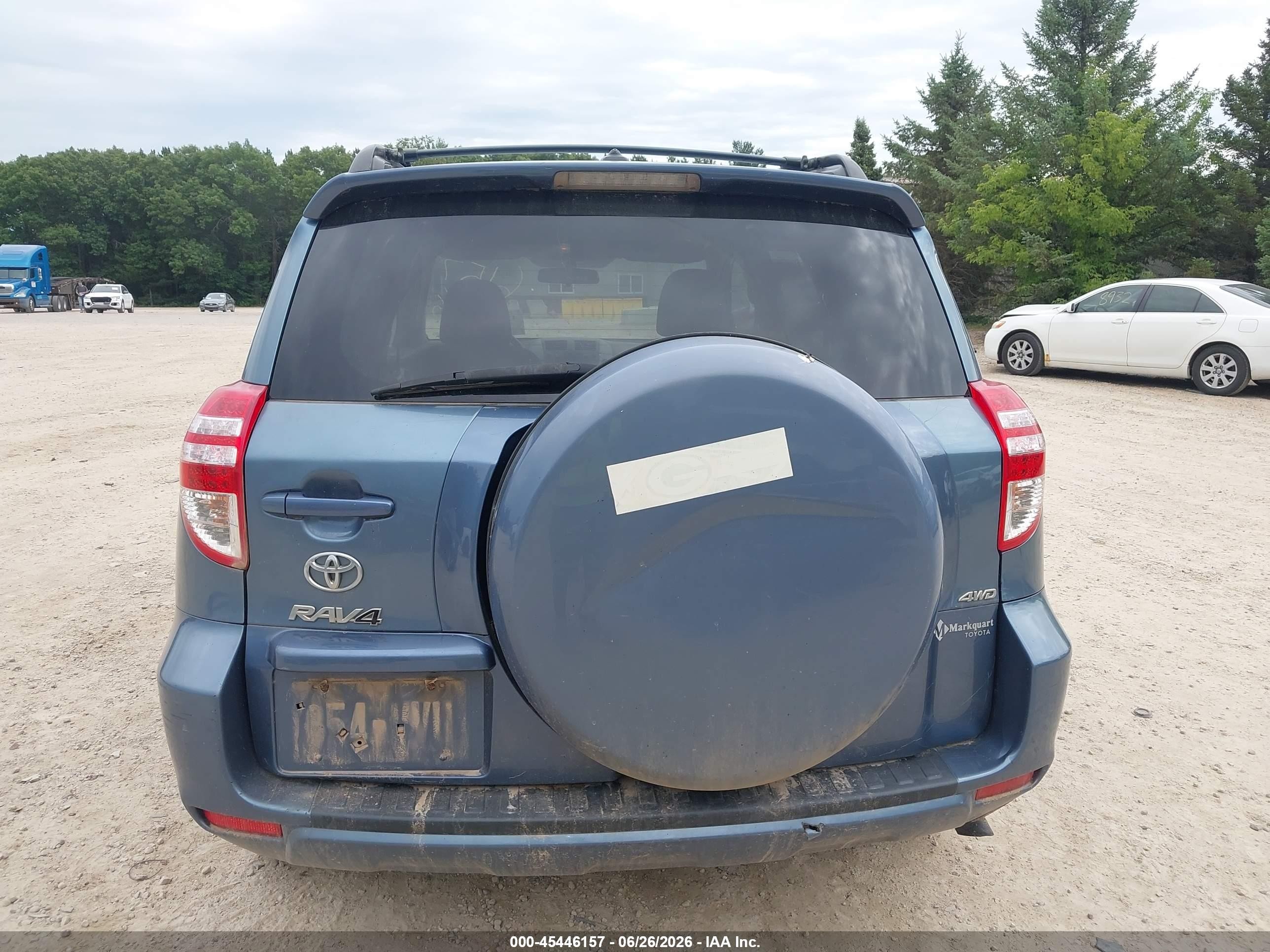 2011 Toyota Rav4   Blue vin: 2T3BF4DV0BW142447