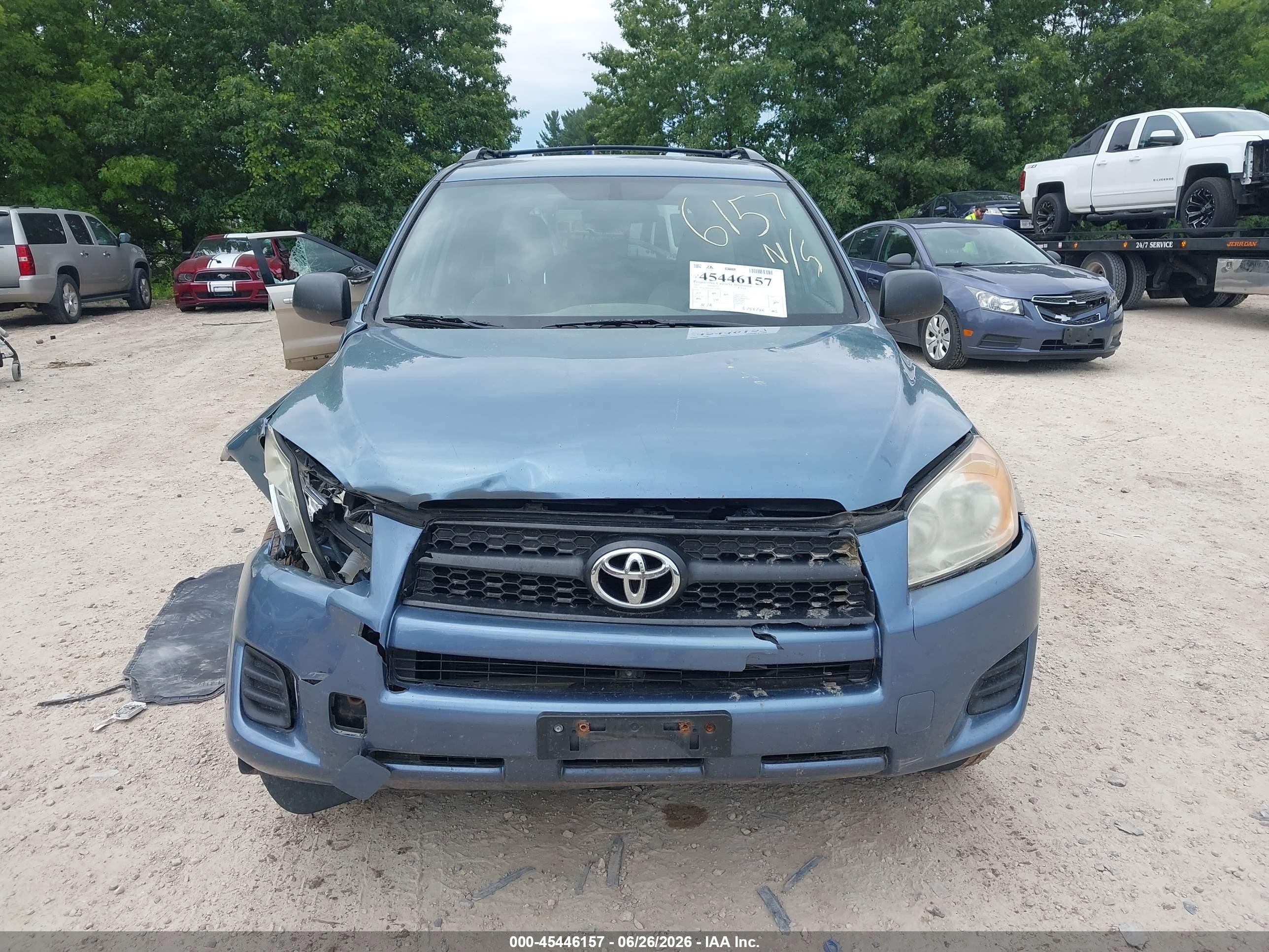 2011 Toyota Rav4   Blue vin: 2T3BF4DV0BW142447