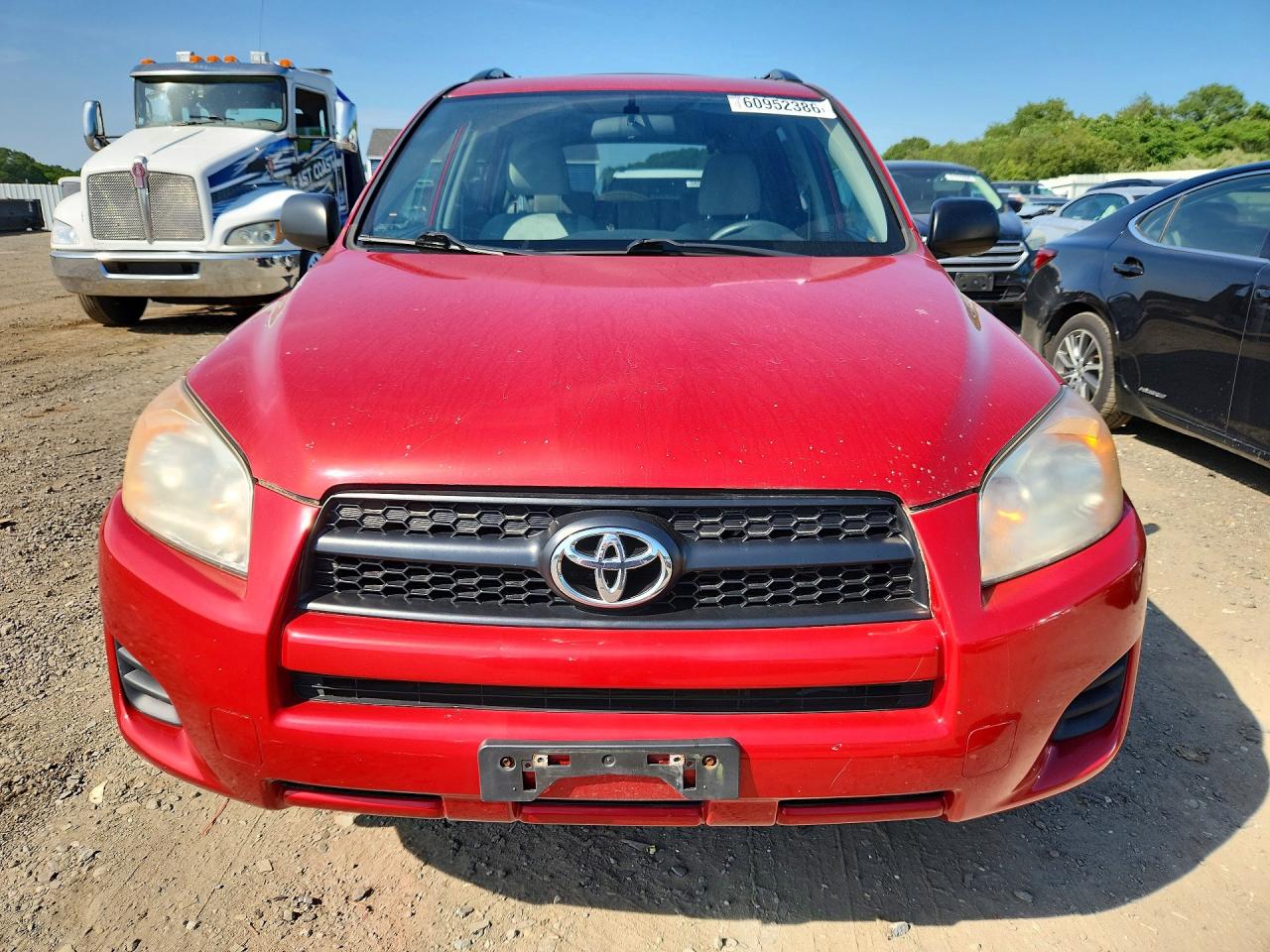 2011 Toyota Rav4 Base Red vin: 2T3BF4DV0BW145042