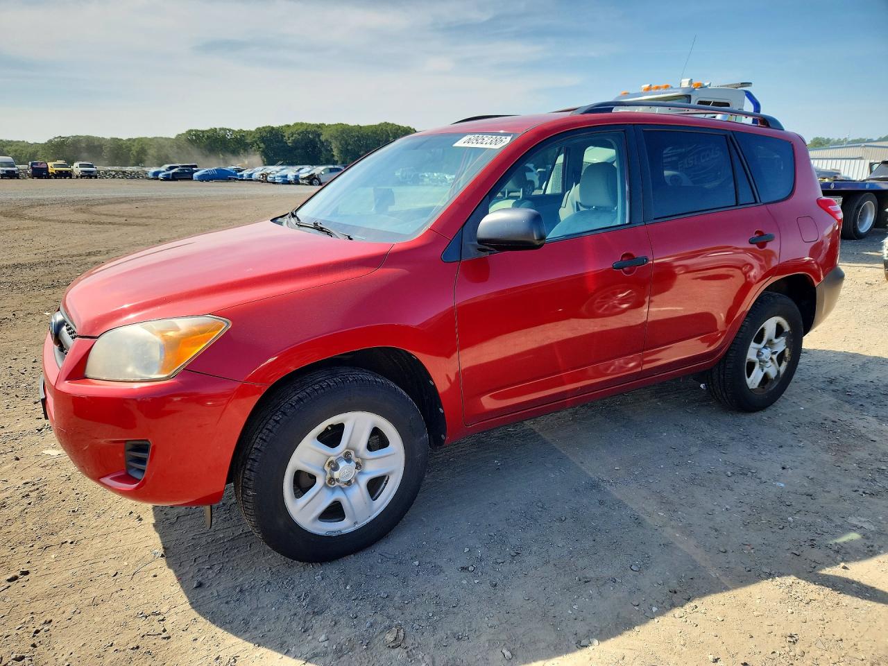 2011 Toyota Rav4 Base Red vin: 2T3BF4DV0BW145042