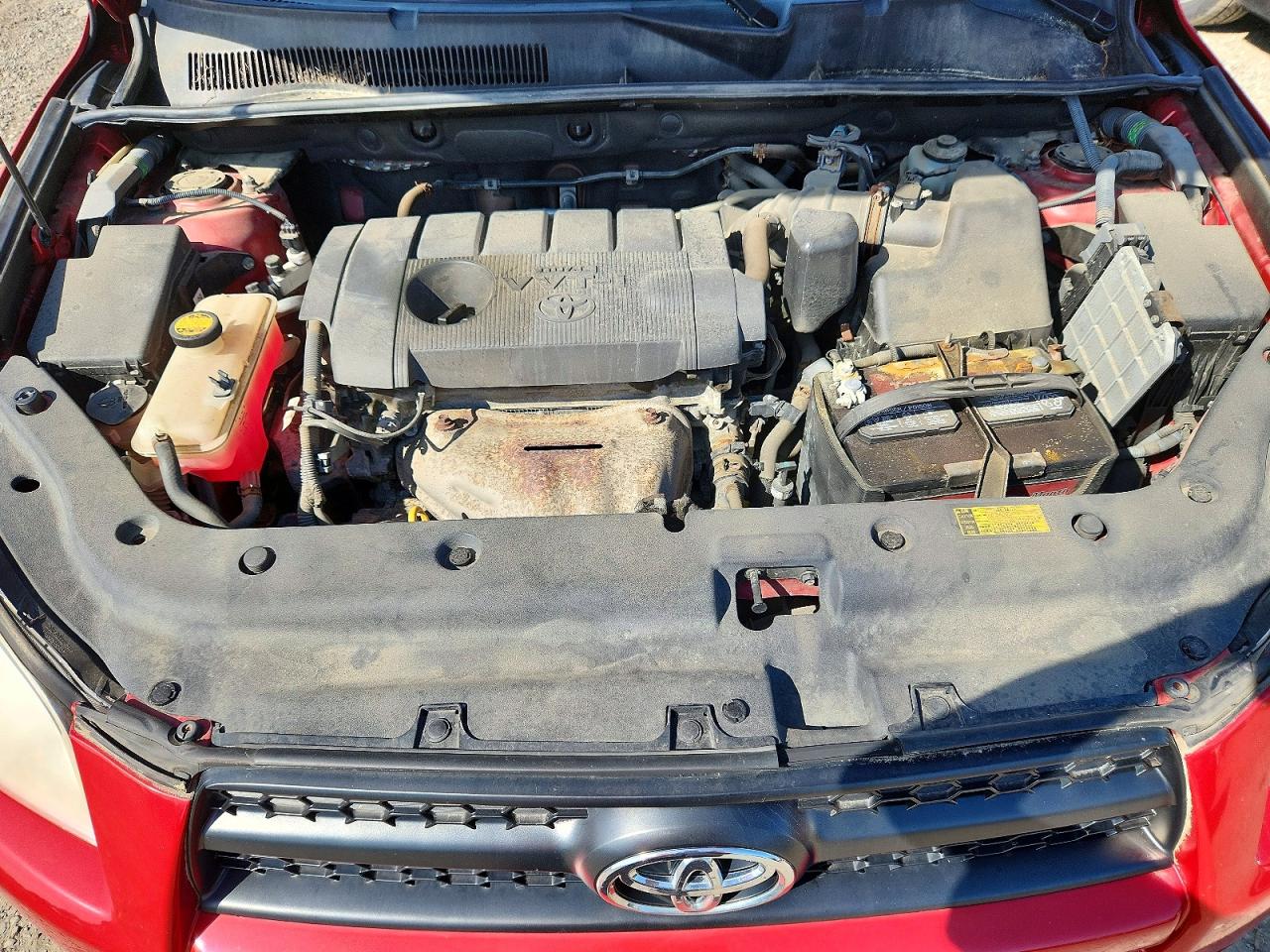 2011 Toyota Rav4 Base Red vin: 2T3BF4DV0BW145042