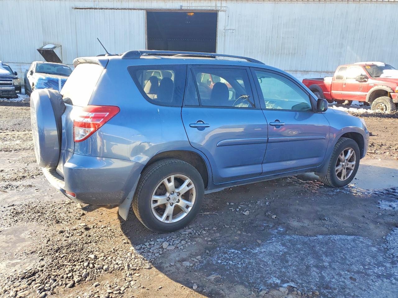 2011 Toyota Rav4 Base Blue vin: 2T3BF4DV0BW153688