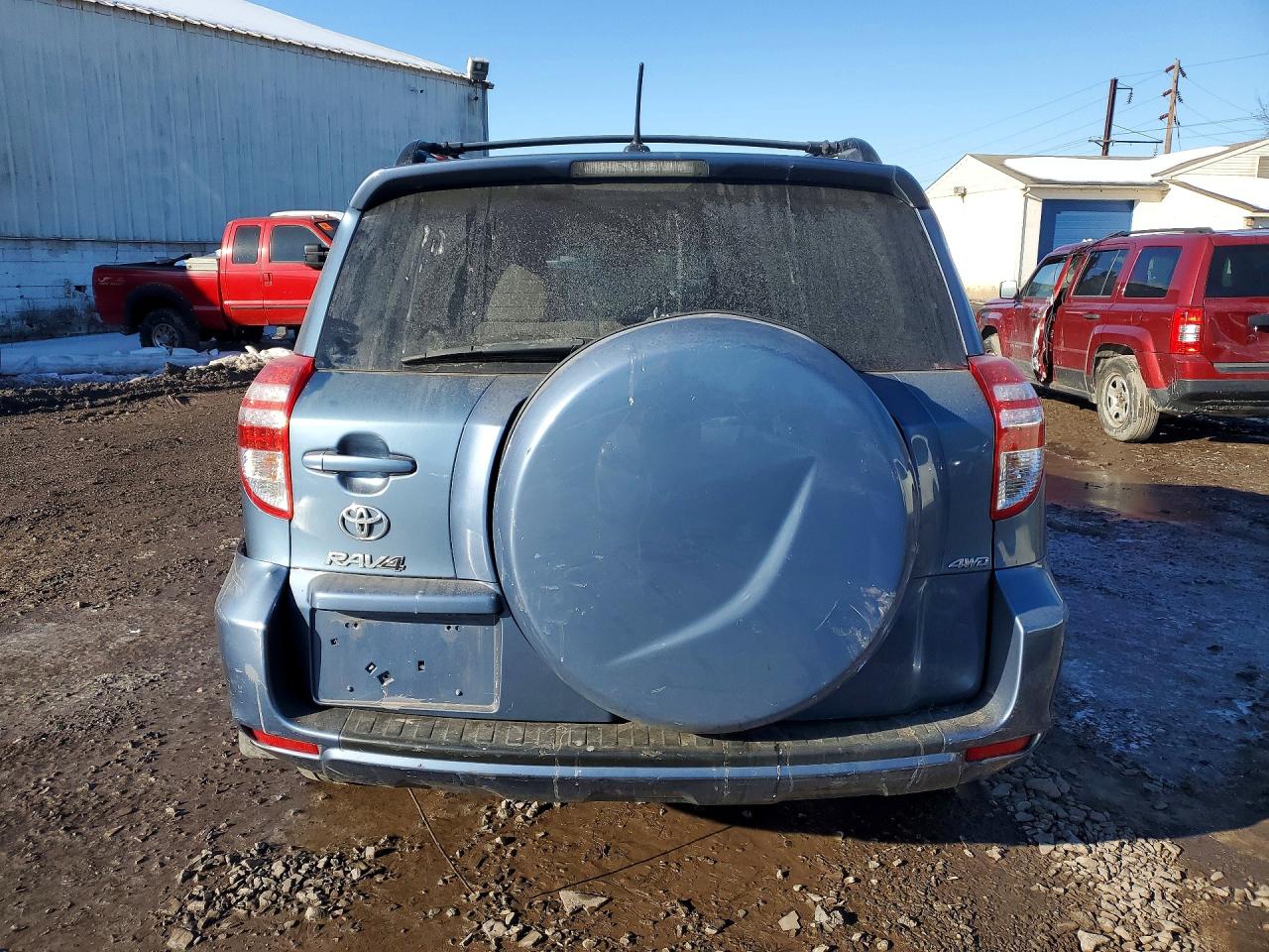 2011 Toyota Rav4 Base Blue vin: 2T3BF4DV0BW153688