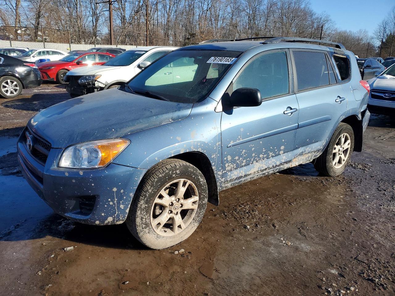 2011 Toyota Rav4 Base Blue vin: 2T3BF4DV0BW153688